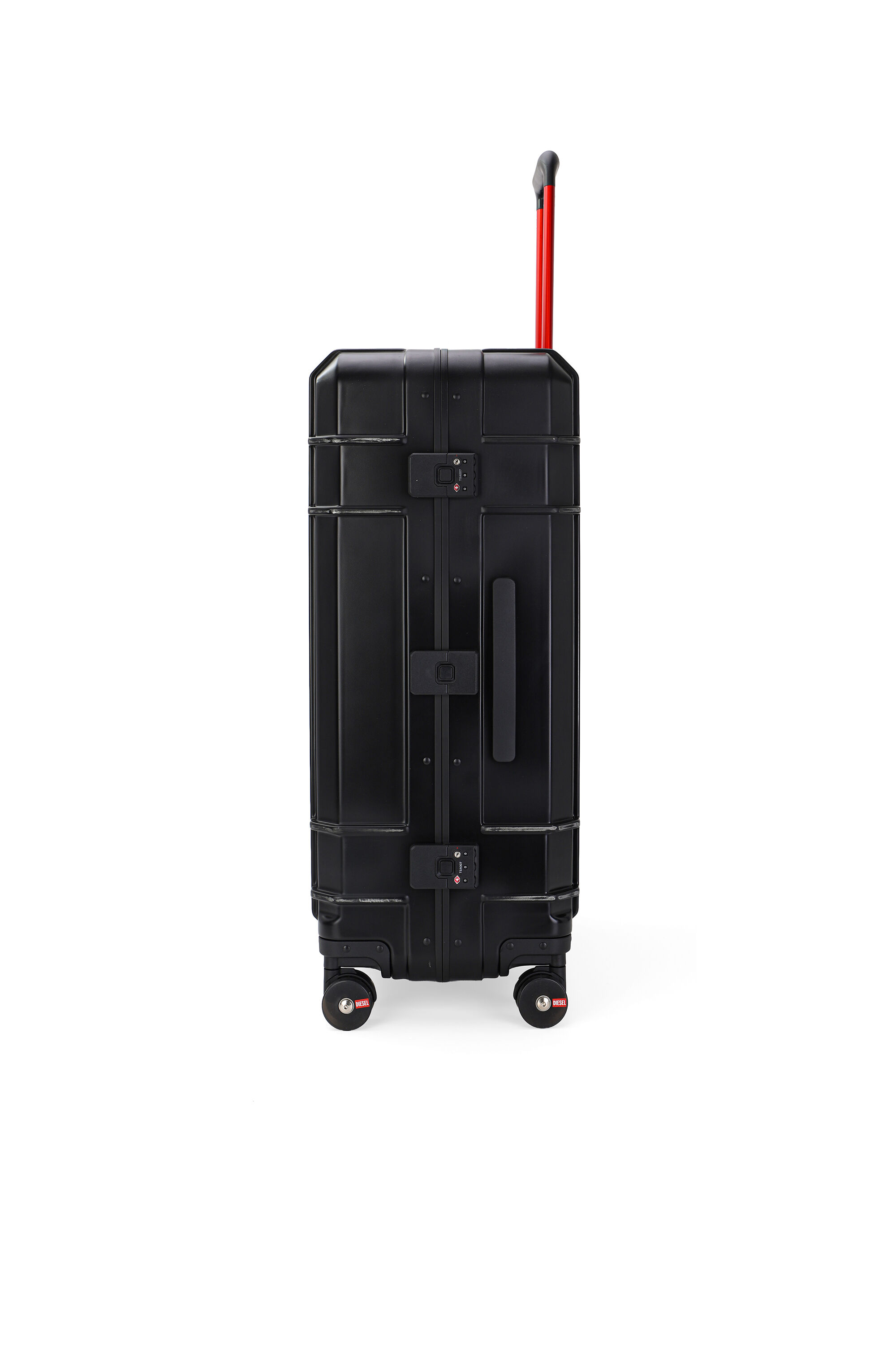 Diesel - DIESEL PC STRONG IMAGE TROLLEY- DSL003, Unisex's Rugged suitcase size L in Black - 5