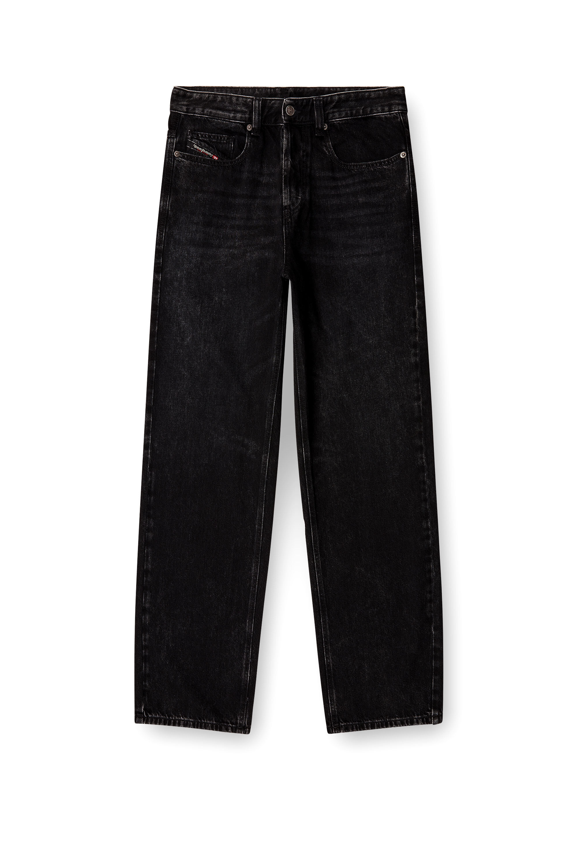 Diesel - Man's Relaxed Jeans 2001 D-Macro 09P09, Black/Dark grey - 4