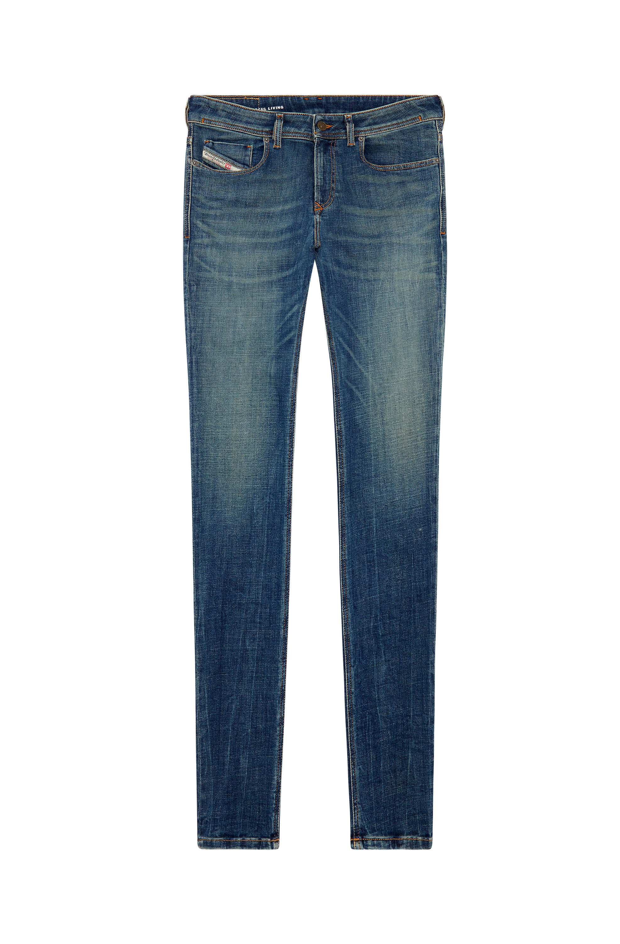 Diesel - Man's Skinny Jeans 1979 Sleenker 09H67, Dark Blue - 4