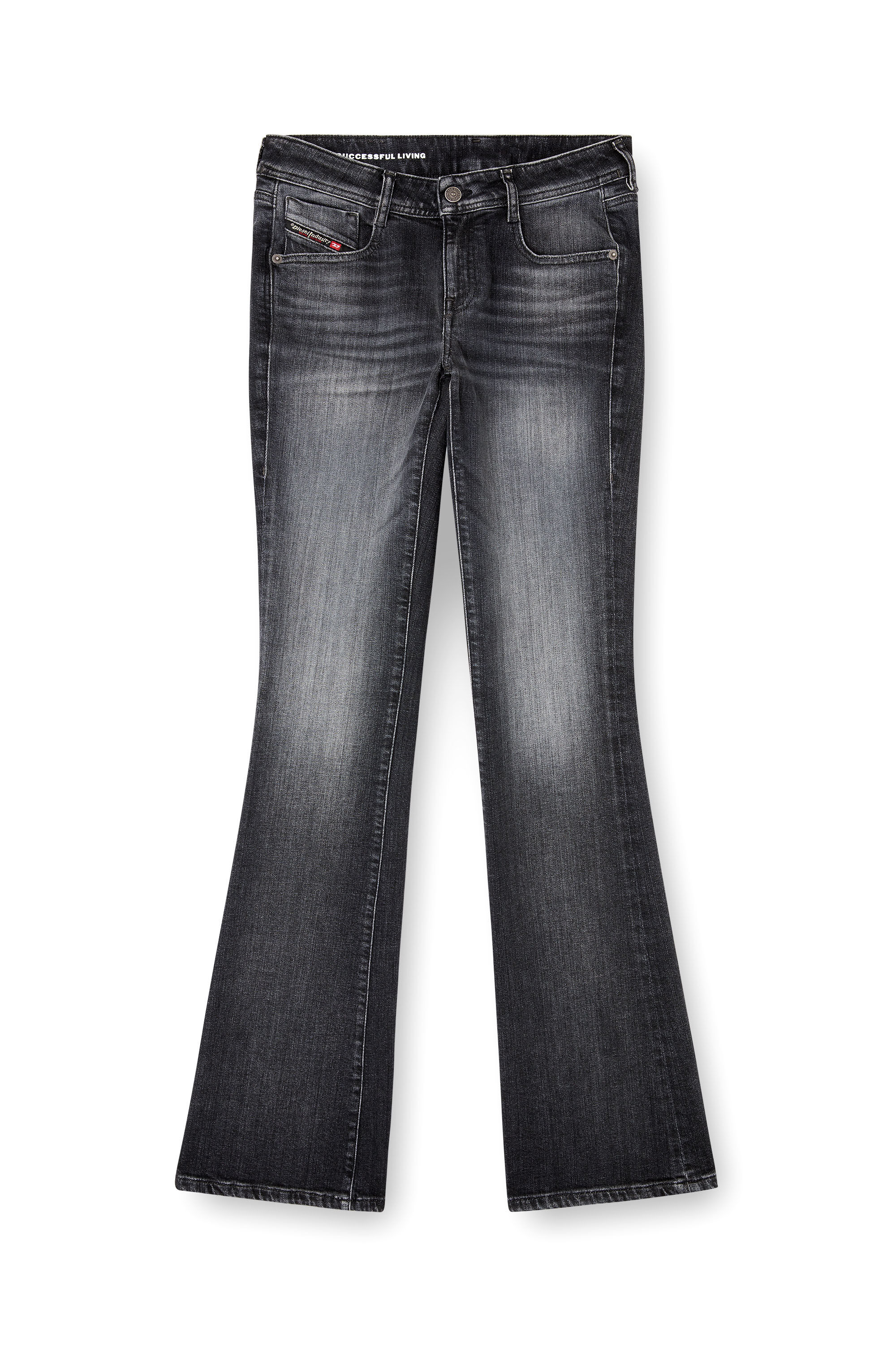 Diesel - Woman's Bootcut Jeans 1969 D-Ebbey 09L98, Black/Dark grey - 4