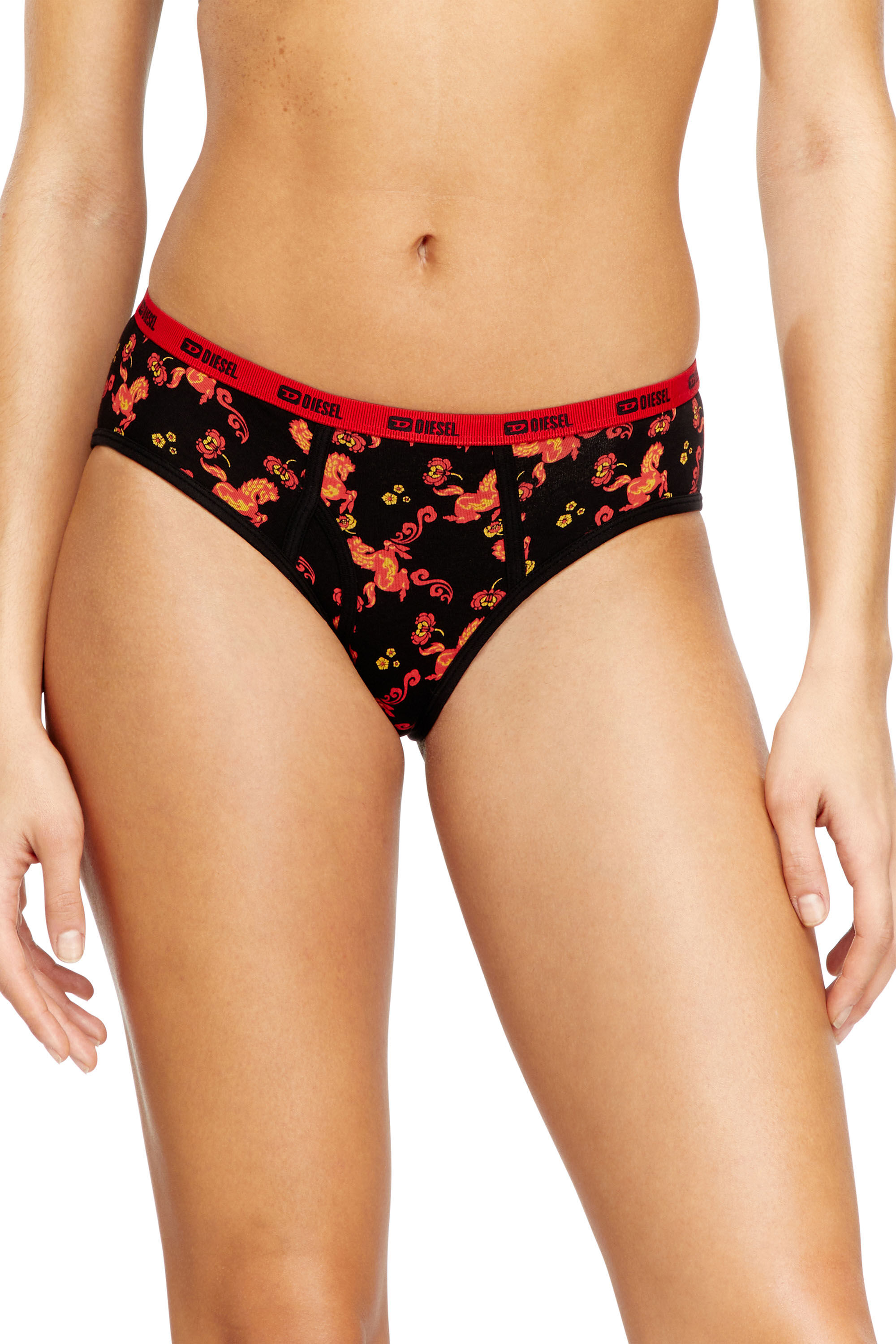Diesel - OXY-GFT-3PACK, Woman's Three-pack briefs with horse pattern in Multicolor - 3