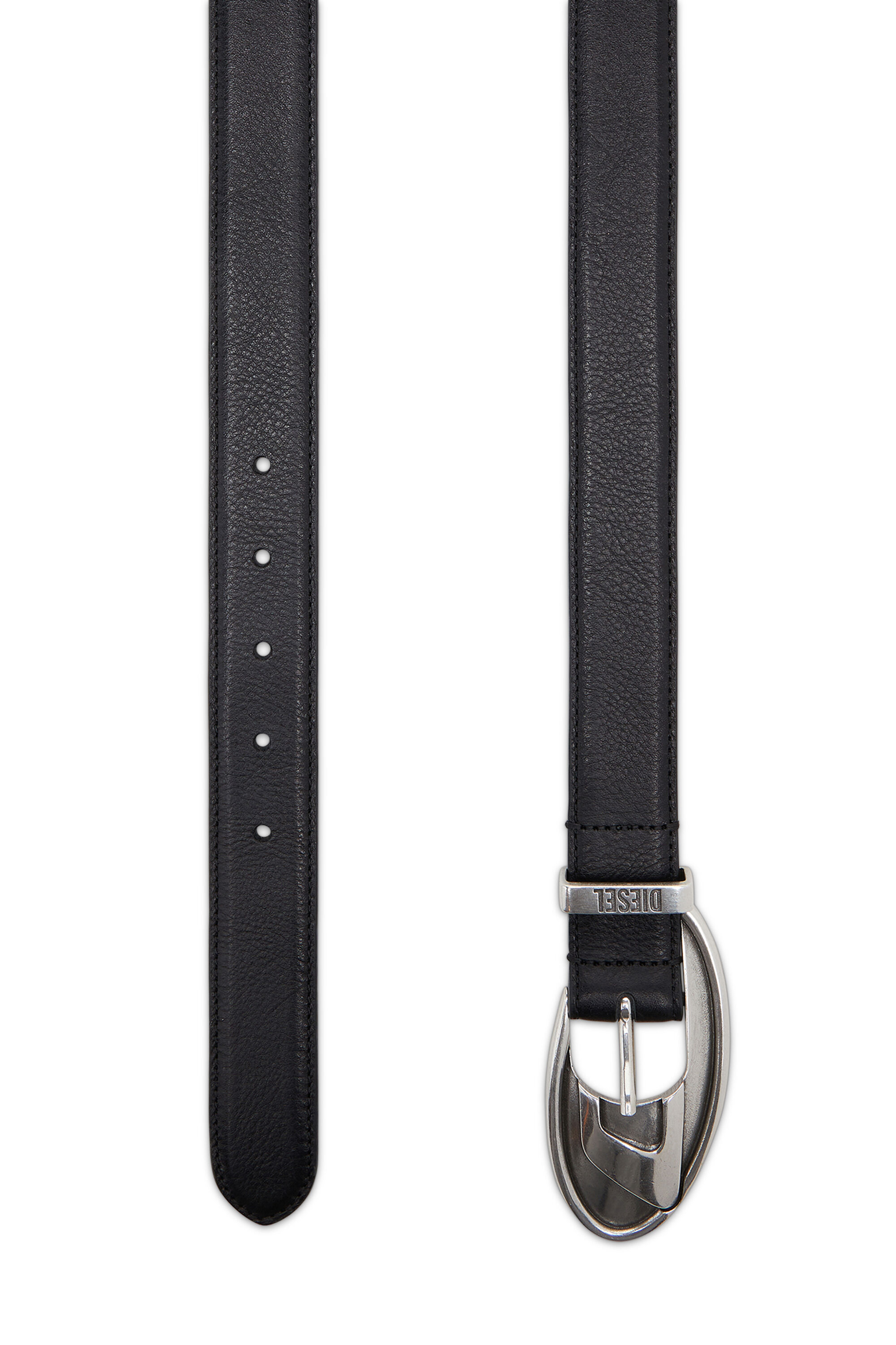 Diesel - B-D ROP 30, Unisex's 3 cm belt in bonded leather in Black - 2