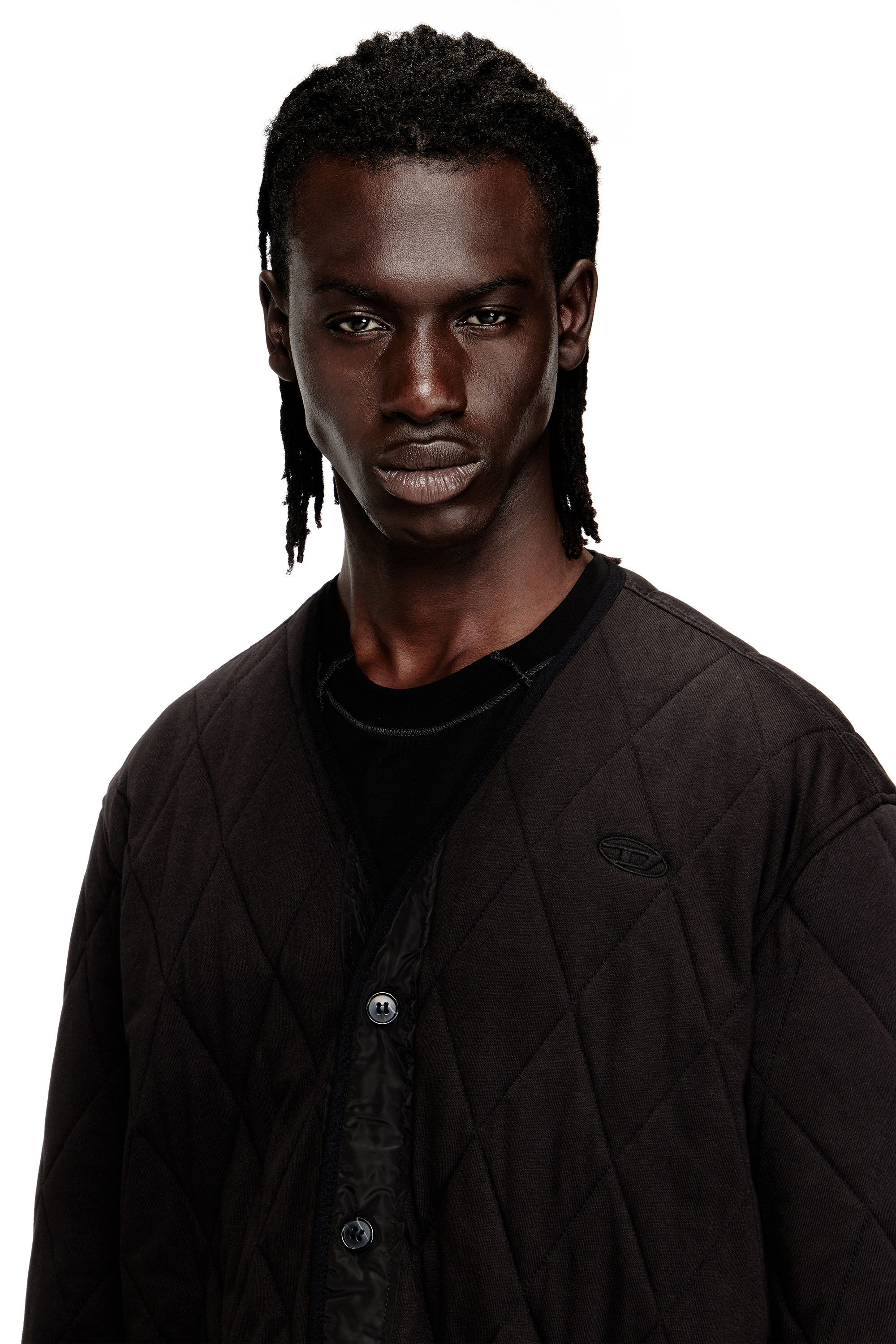 Diesel - S-BOYS, Man's Quilted liner-style jacket in Brown - 5