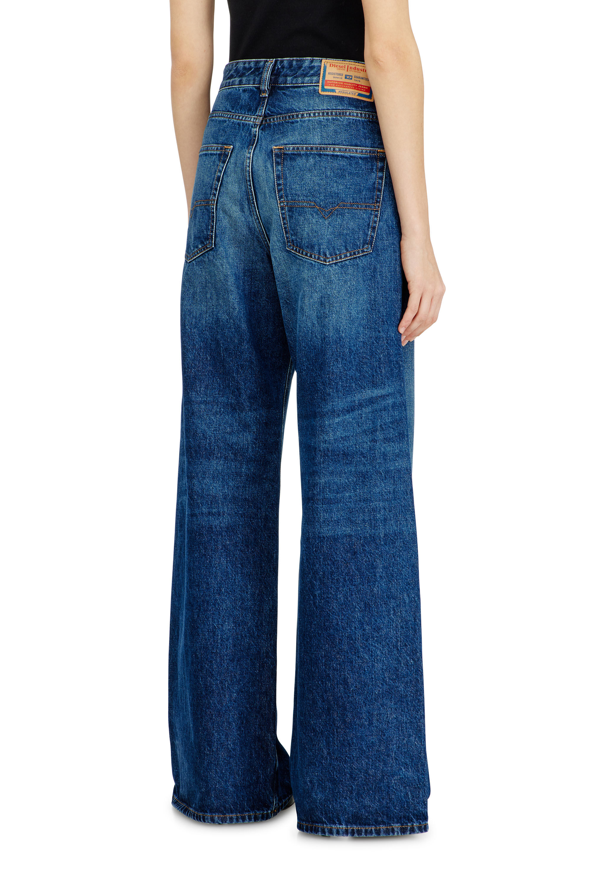 Diesel - Unisex's Relaxed Jeans 1996 D-Sire 09I27, Dark Blue - 5