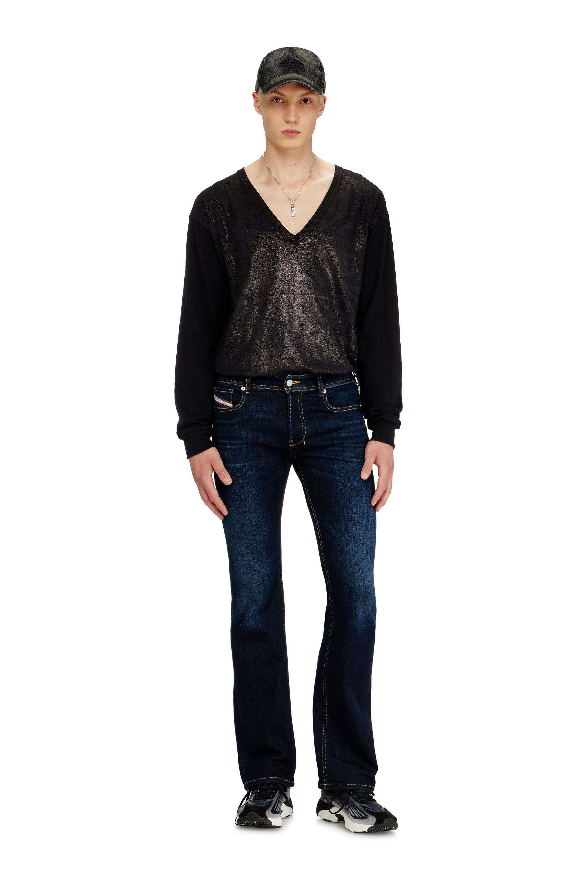 Diesel - Man's Bootcut Jeans 2007 Zatiny 09Q15, Dark Blue - 1