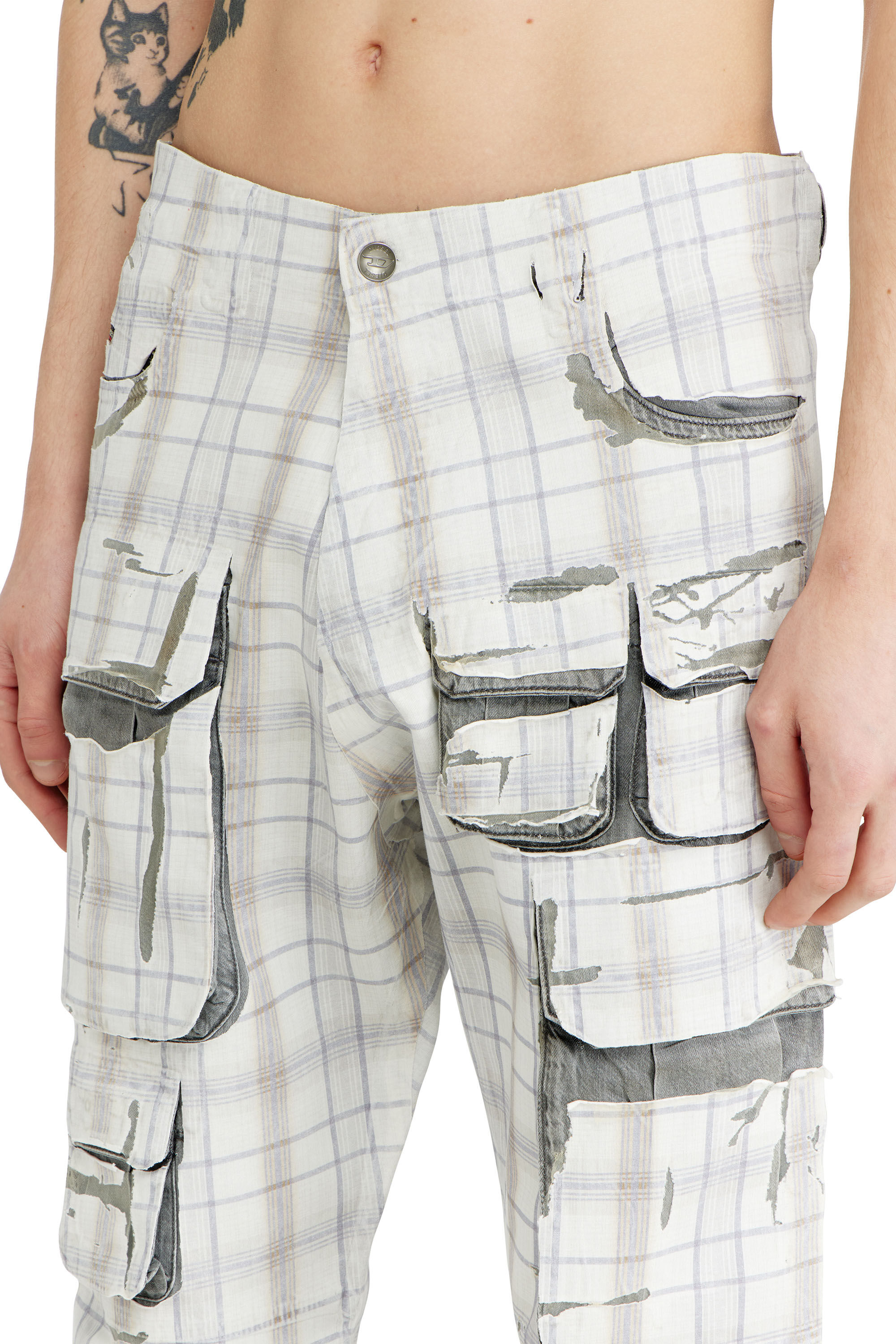 Diesel - Man's Slim Jeans D-DAREK 068WA, Light Grey - 6