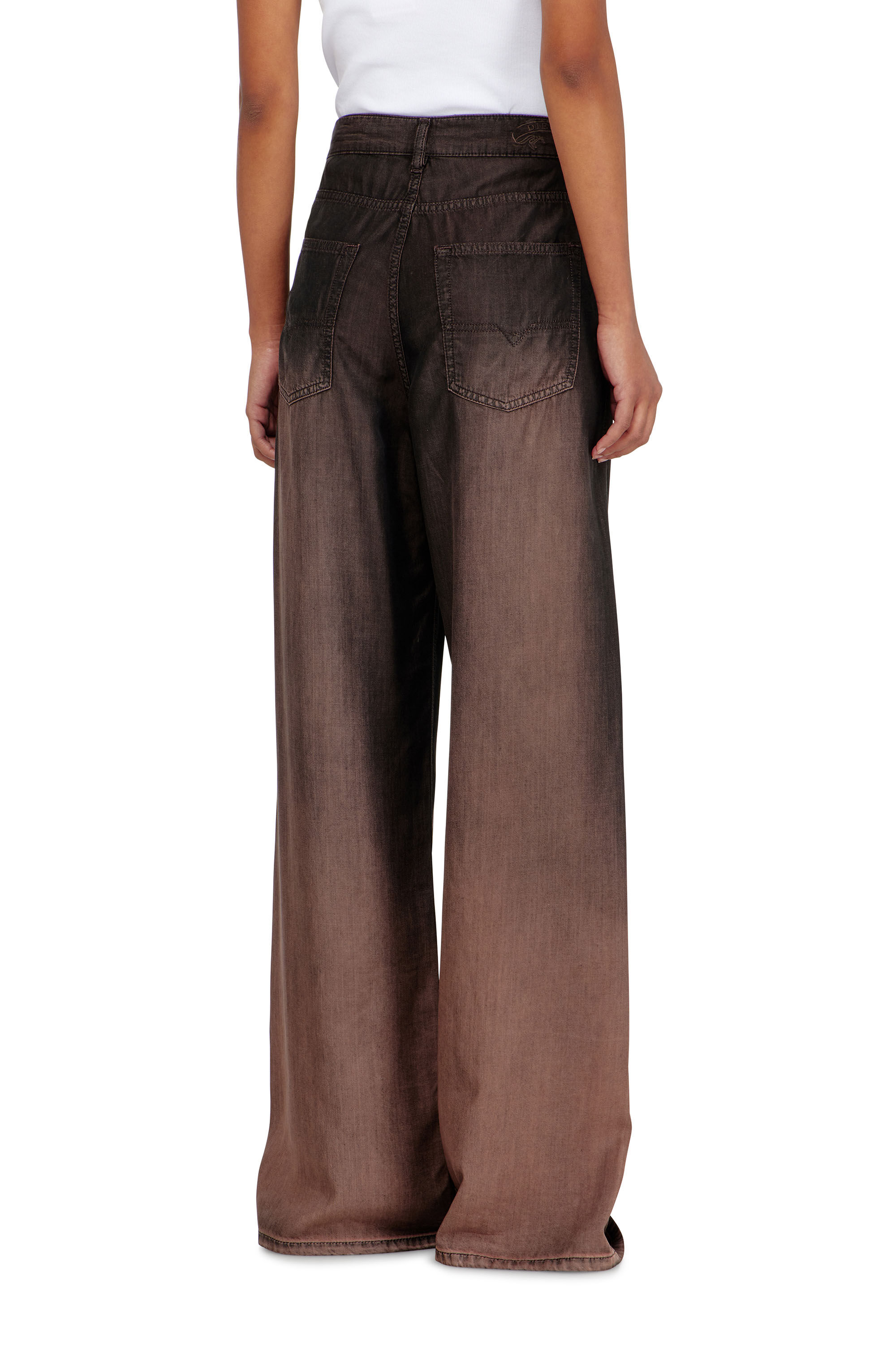 Diesel - Woman's Relaxed Jeans 1996 D-Sire 068YF, Brown - 5