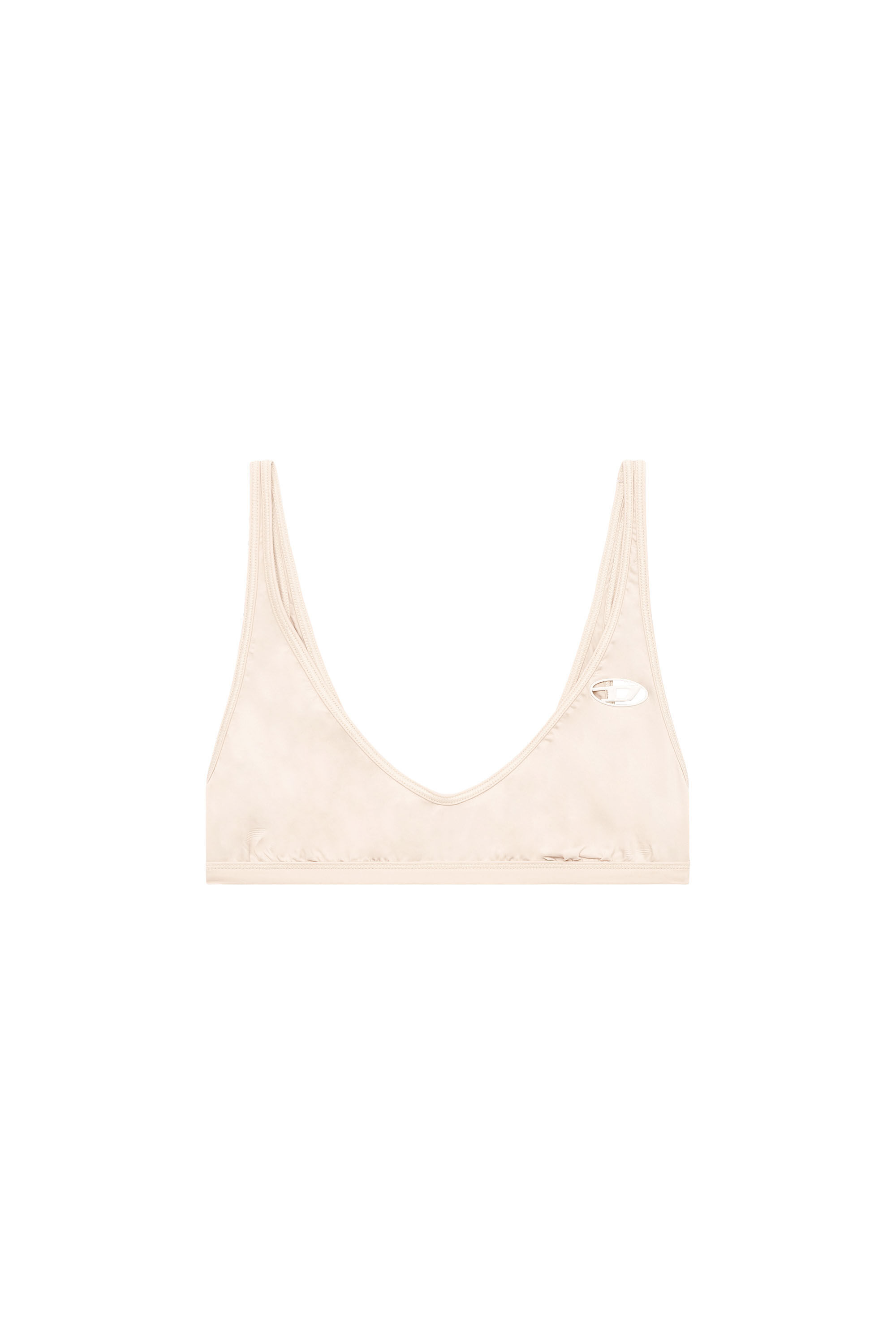 Diesel - TANIA-UTLT, Woman's Bralette with cut-out Oval D detail in Nude - 2