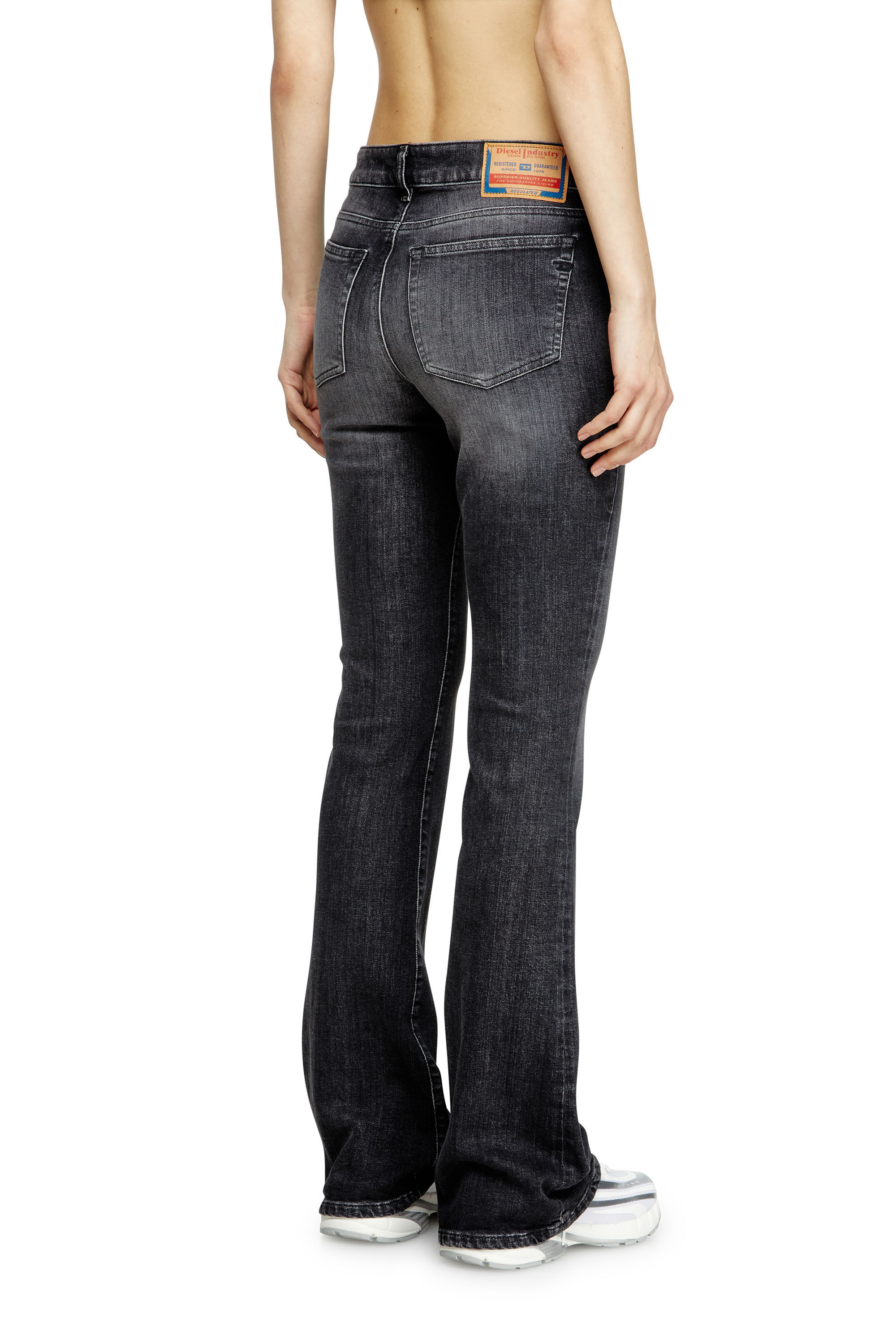 Diesel - Woman's Bootcut Jeans 1969 D-Ebbey 09L98, Black/Dark grey - 3