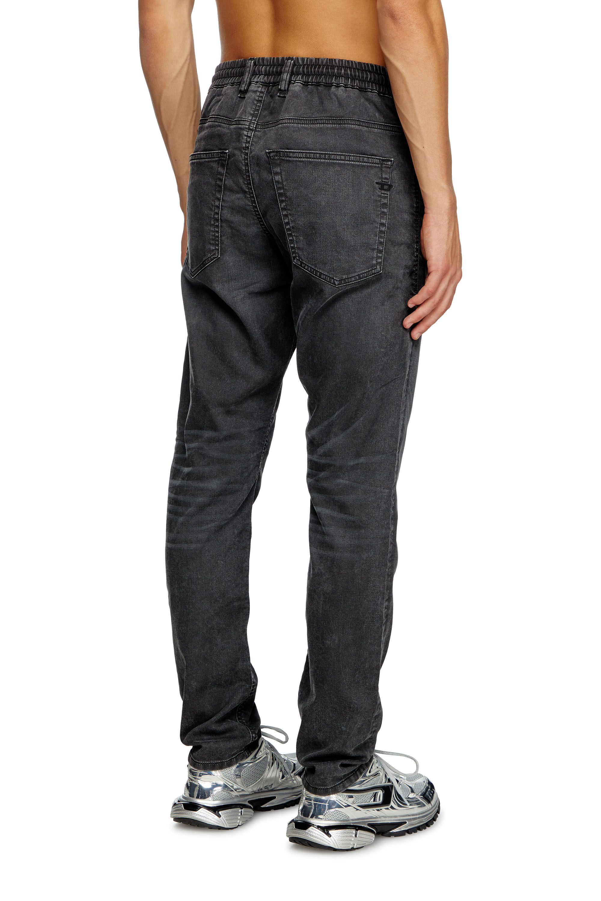 Diesel - Man's Regular 2032 D-Krooley Joggjeans&reg; 09J75, Black - 4