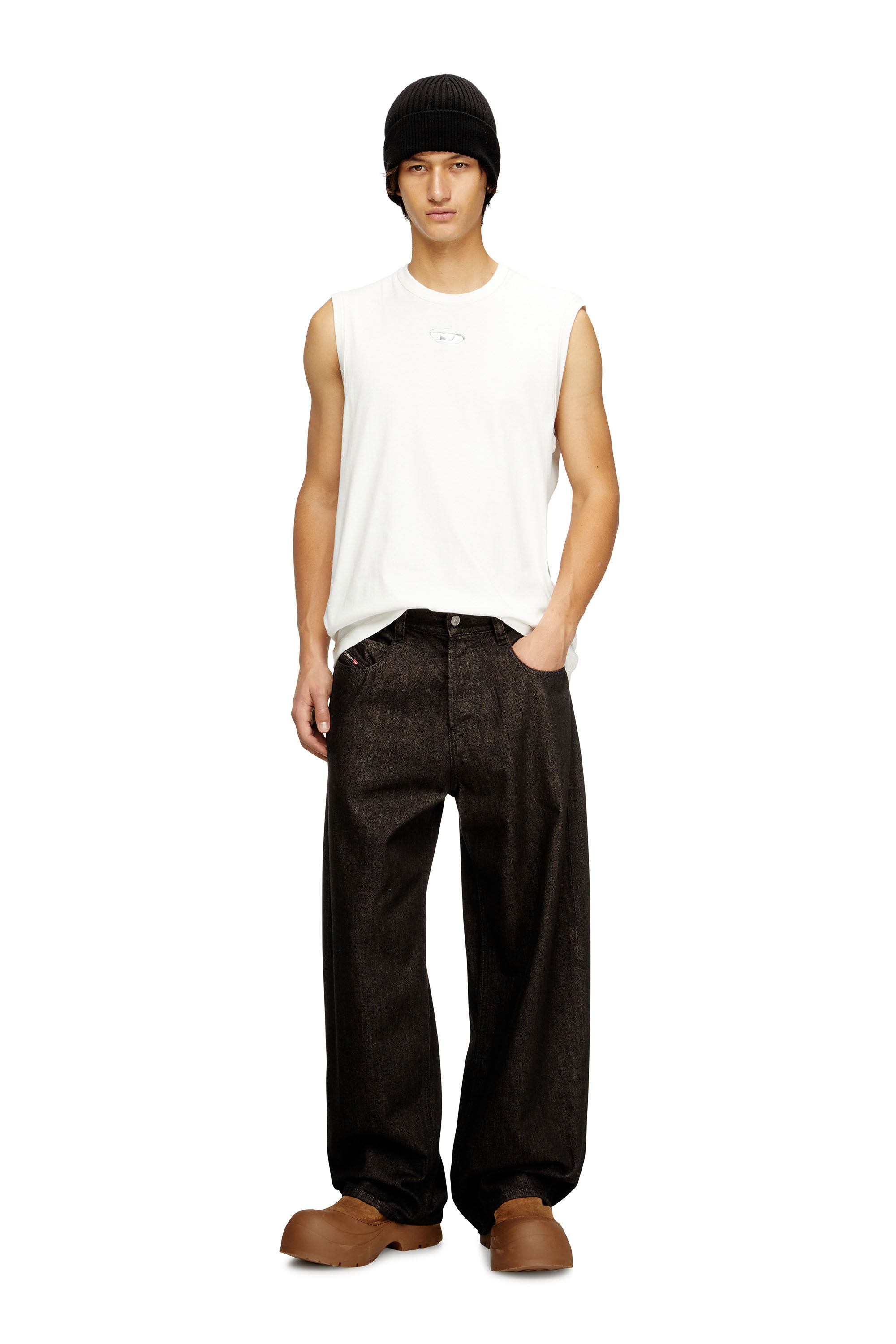 Diesel - Unisex's Relaxed Jeans 1997 D-Enim 09N25, Black/Dark grey - 1