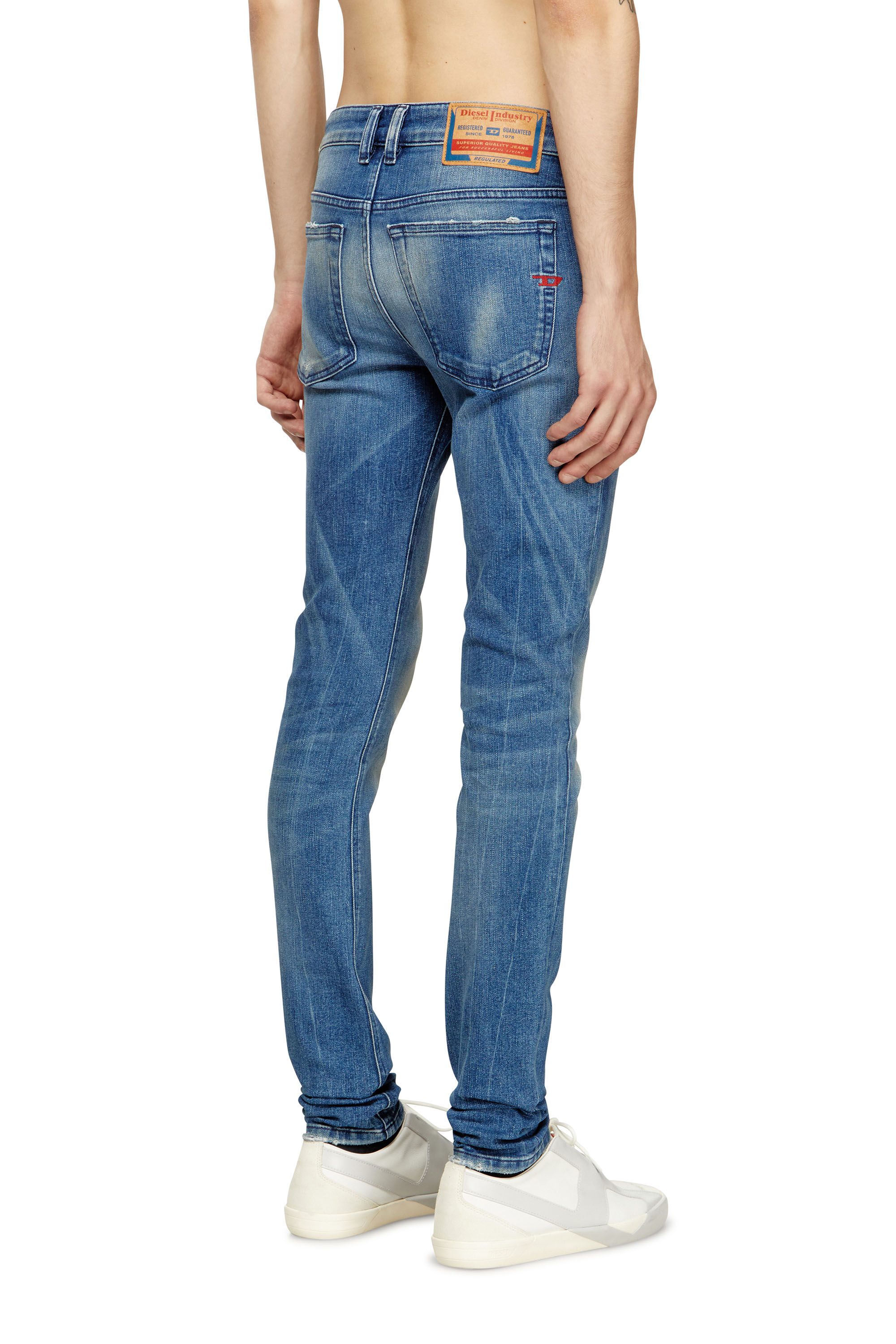 Diesel - Man's Skinny Jeans 1979 Sleenker 0DBDR, Medium blue - 4