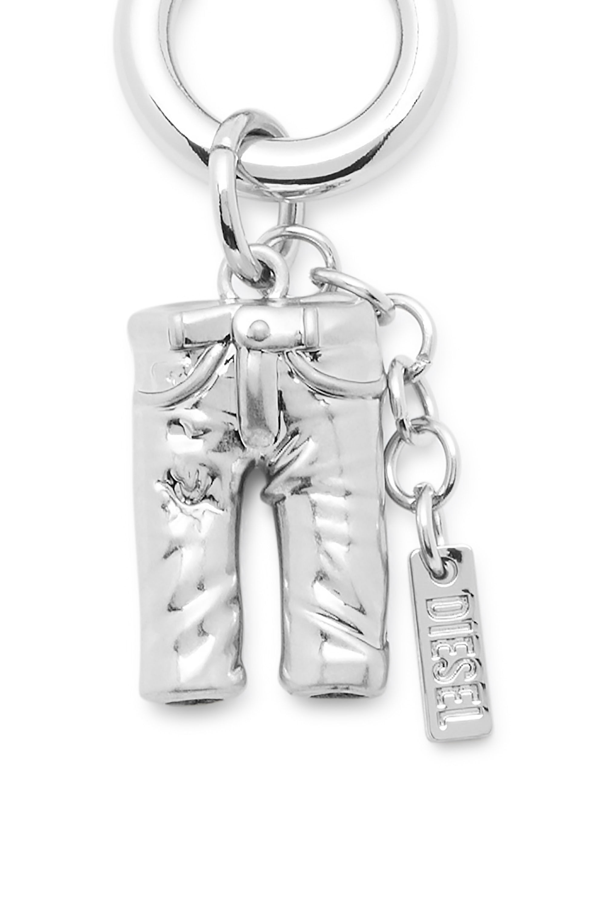 Diesel - CHARM-5PKT, Unisex's Charm in metal with logo detail in Silver - 2