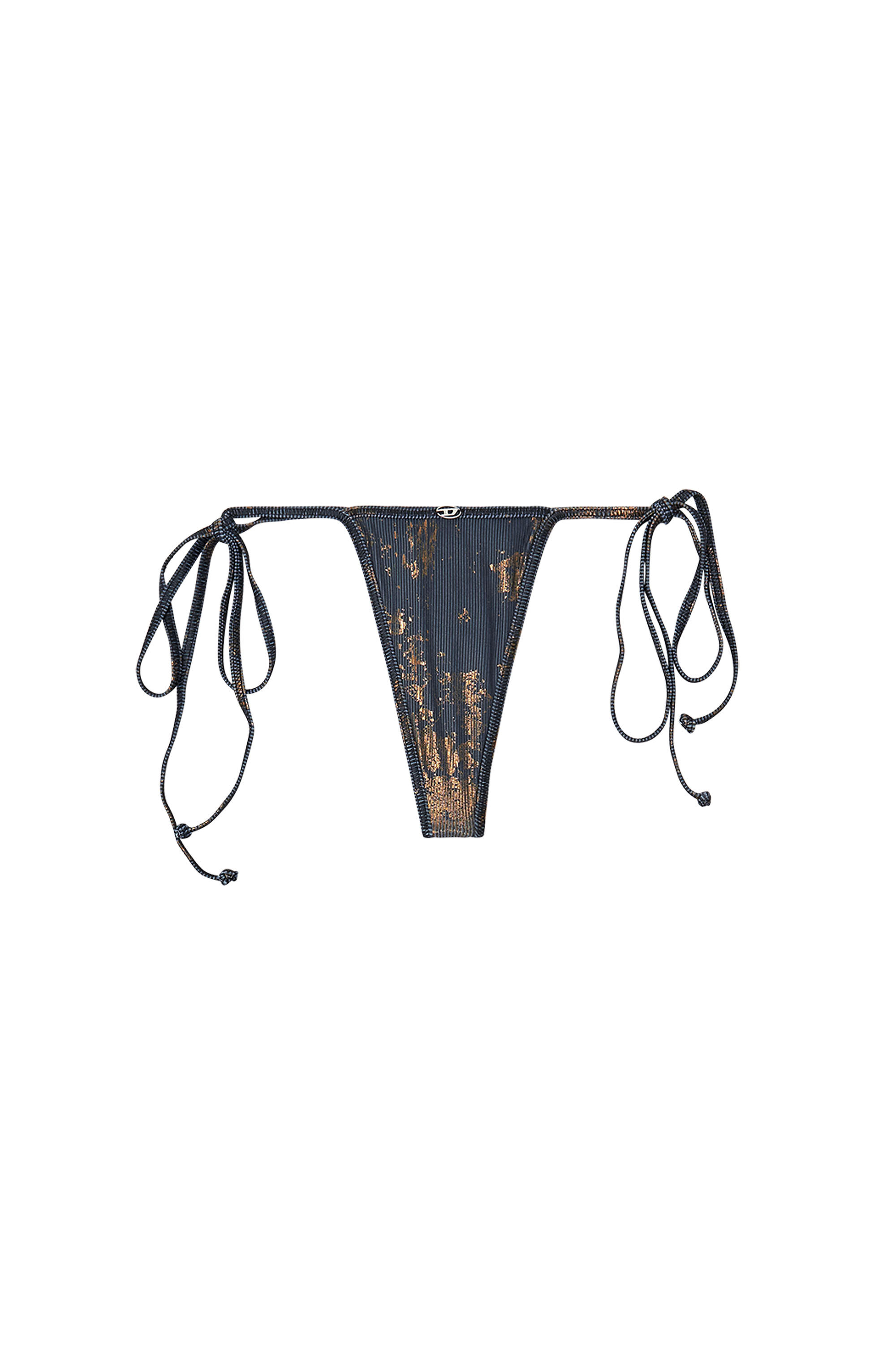 Diesel - DEMY-UTLT, Woman's Thong with abstract print in Grey - 4