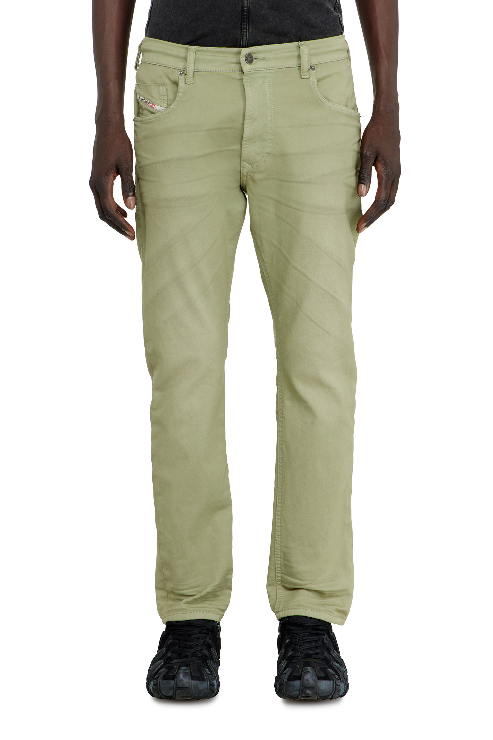 Diesel - Man's Regular 2032 D-Krooley-BW Joggjeans&reg; 0670M, Olive Green - 2