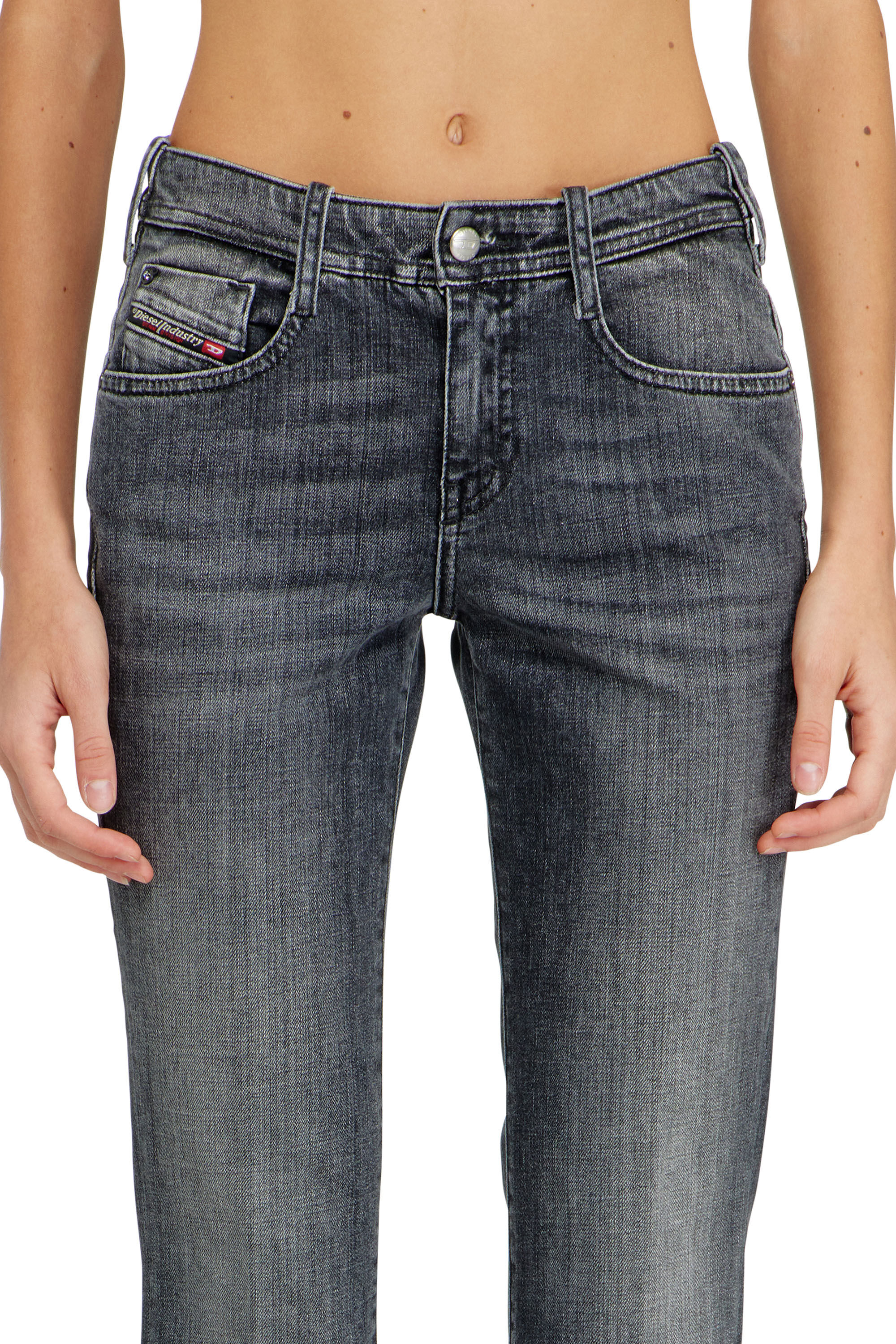 Diesel - Woman's Bootcut Jeans 1969 D-Ebbey 09K98, Black/Dark grey - 5