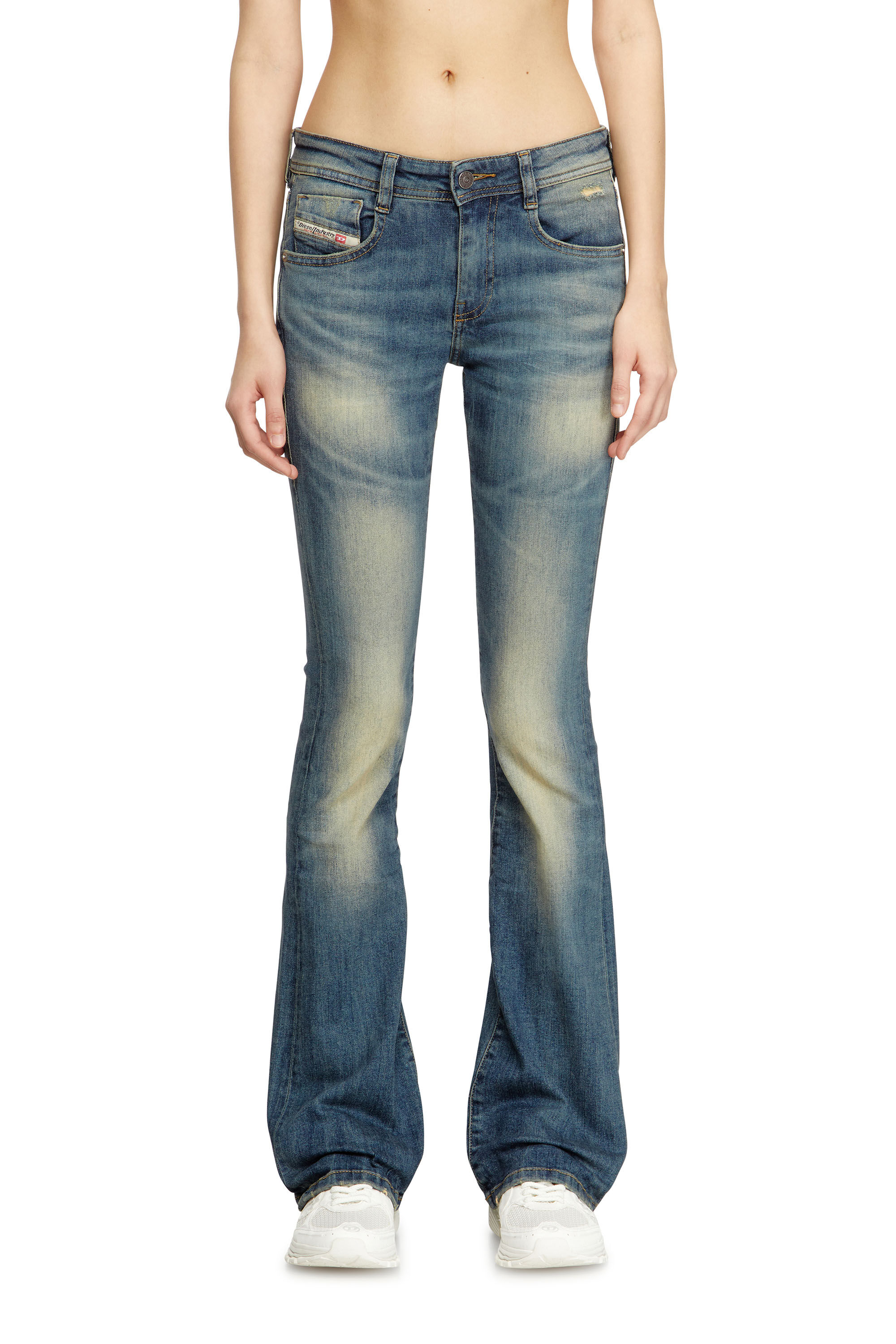 Diesel - Woman's Bootcut Jeans 1969 D-Ebbey 0ADBP, Medium blue - 2