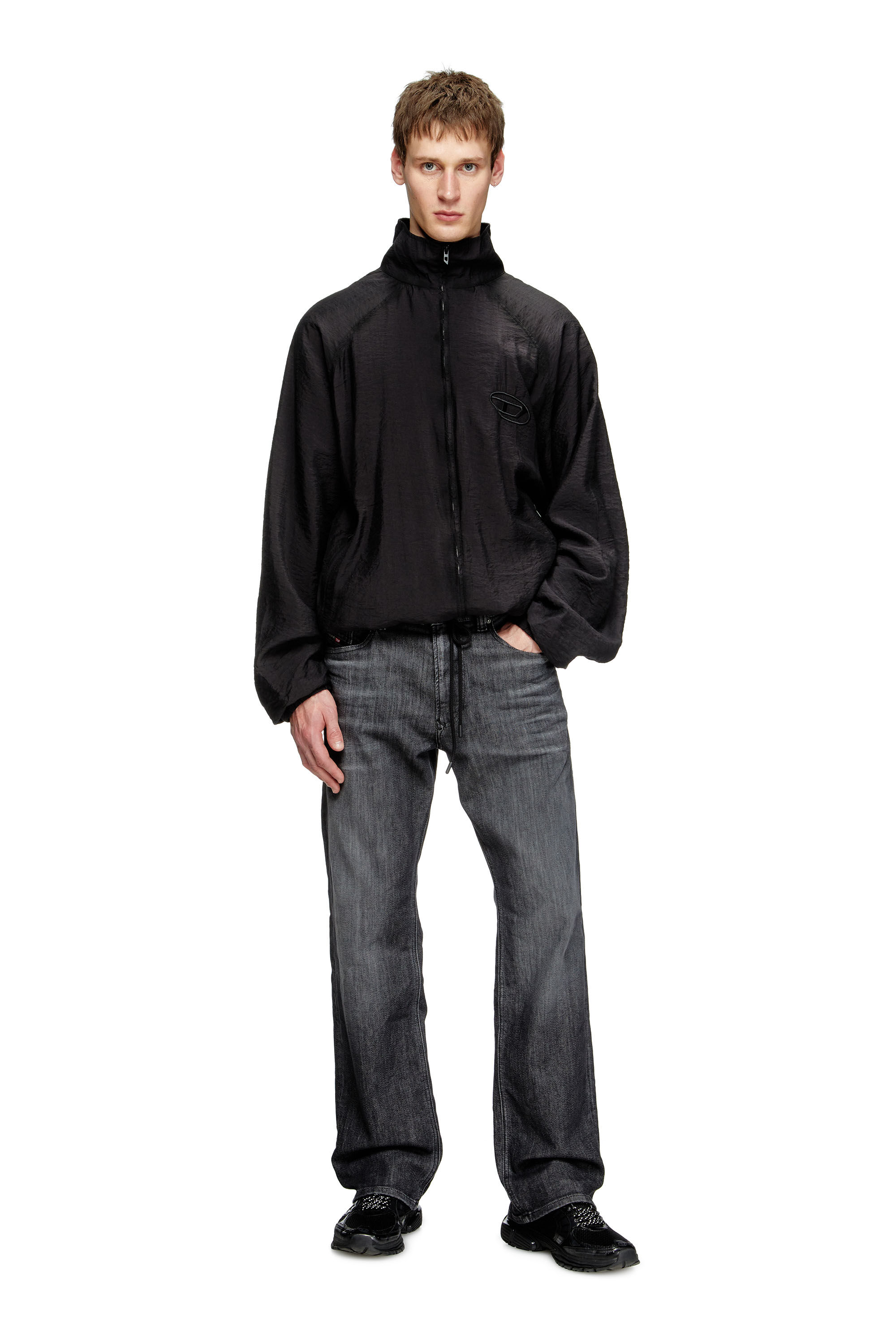 Diesel - Man's Relaxed 2080 D-Reel Joggjeans&reg; 09M66, Black/Dark grey - 1