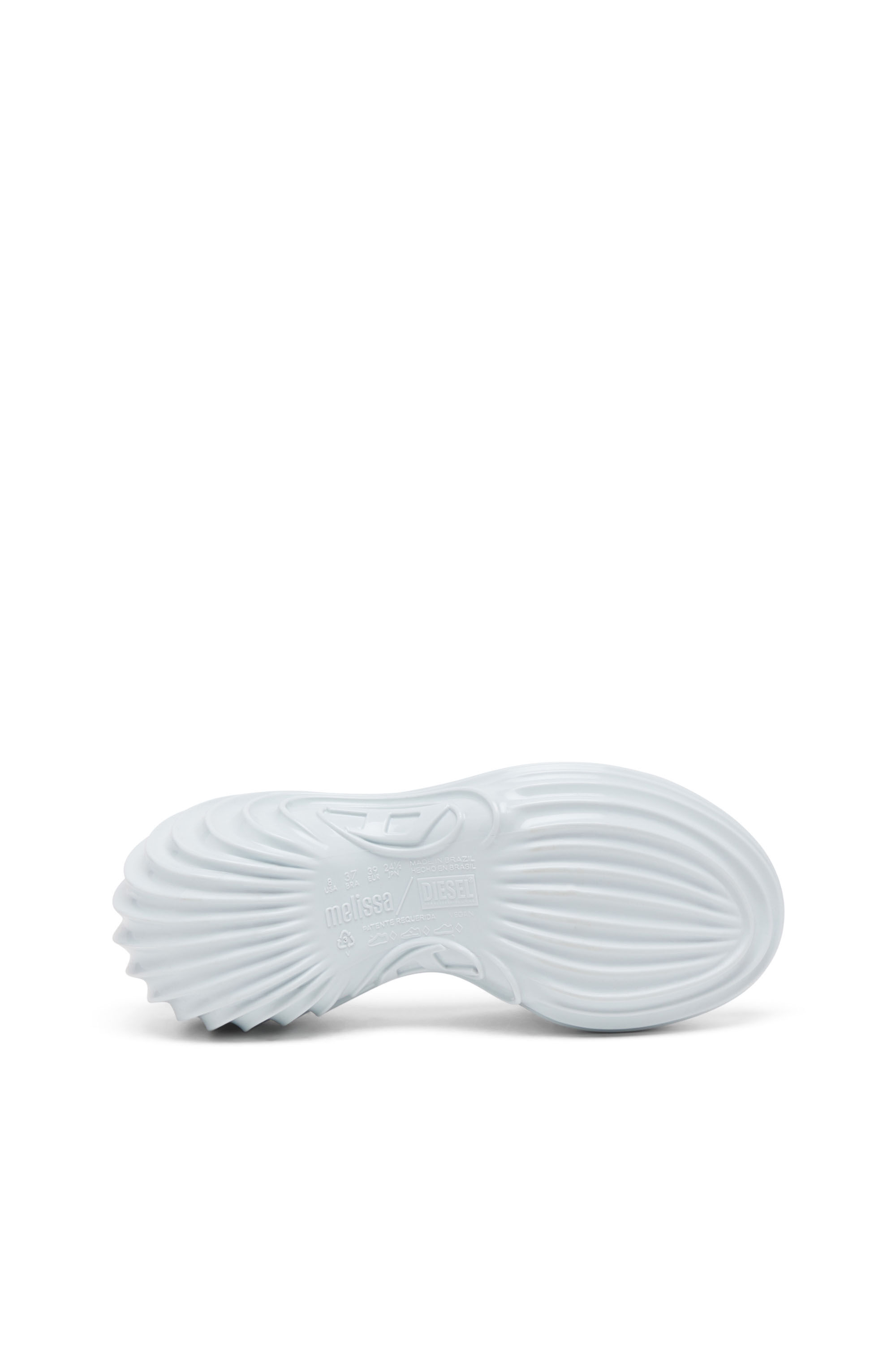 Diesel - MELISSA QUANTUM PLATFORM, Woman's Platform mule in Melflex&reg; in Light Blue - 5