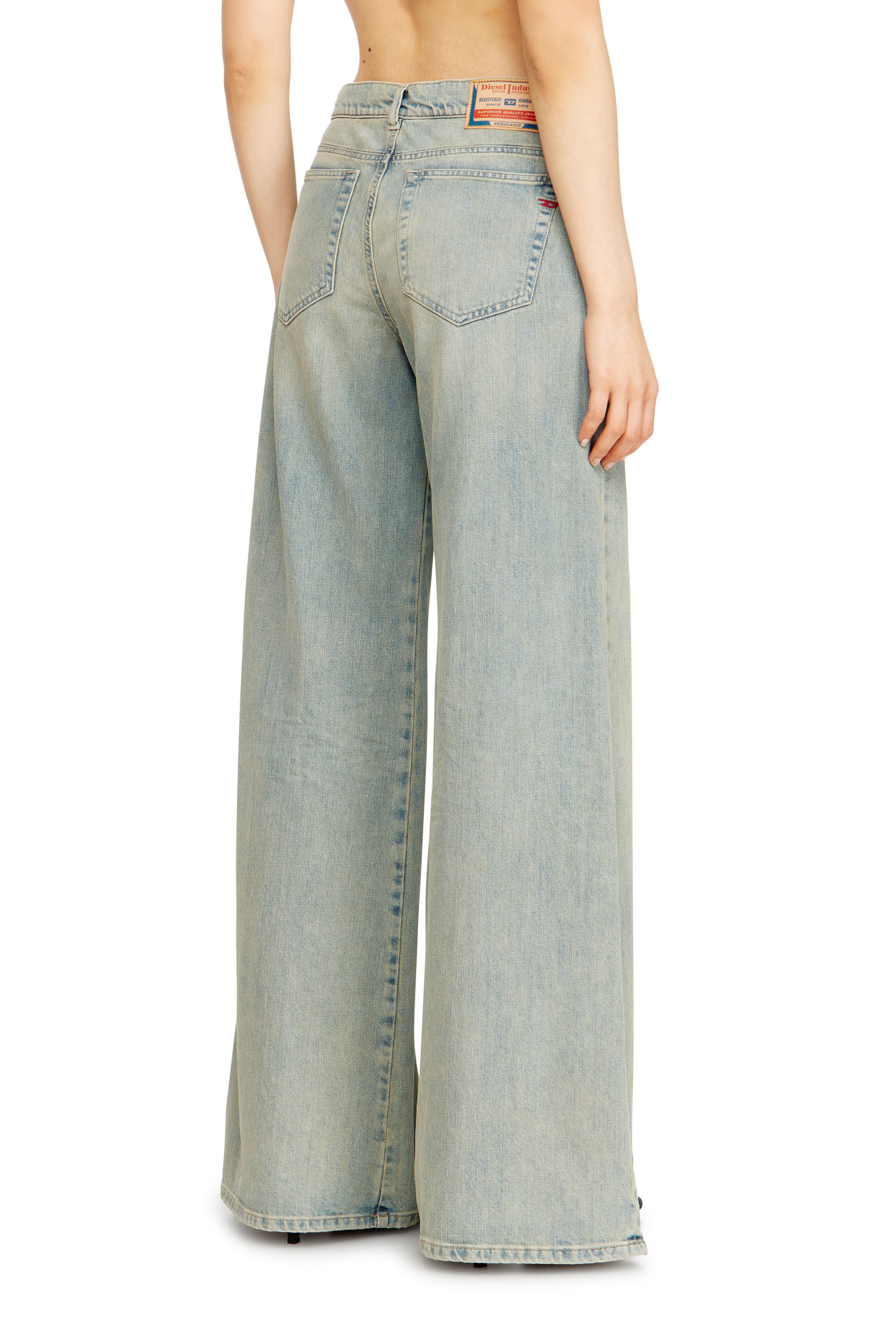 Diesel - Woman's Flare Jeans 1978 D-Akemi 09N33, Light Blue - 5