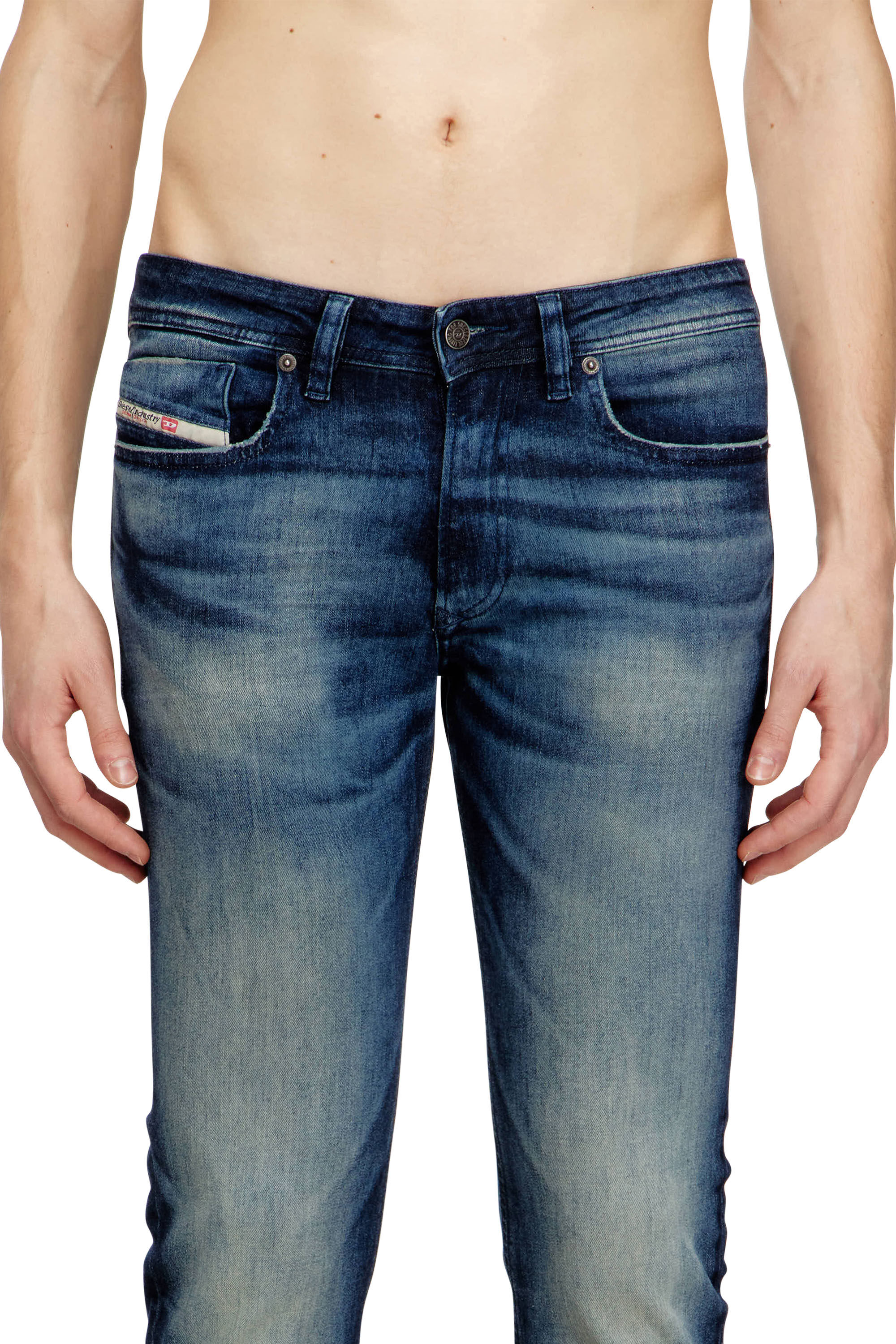 Diesel - Man's Skinny Jeans 1979 Sleenker 0ADBM, Dark Blue - 5