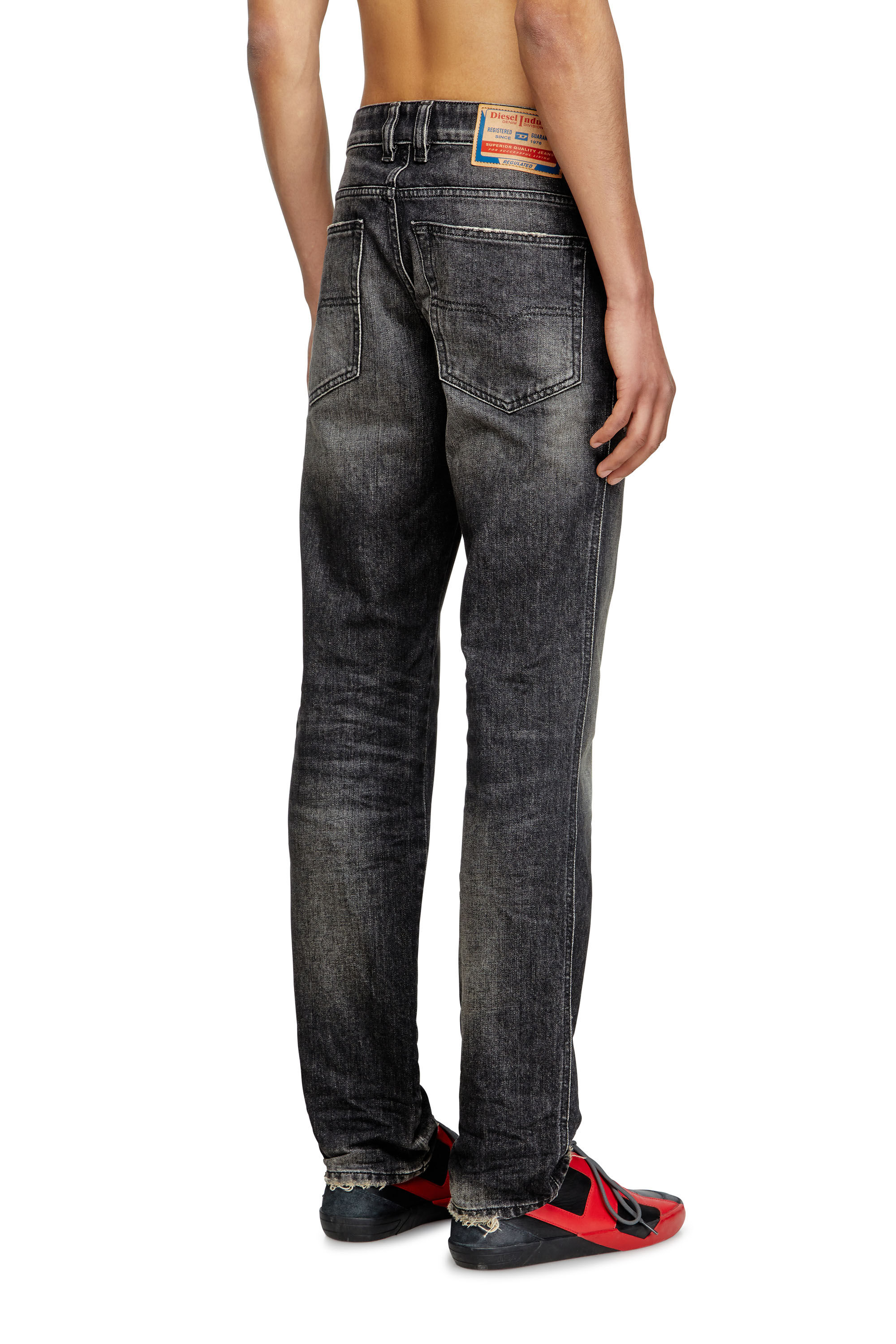 Diesel - Man's Slim Jeans 1993 D-Vyl 09M54, Black/Dark grey - 4