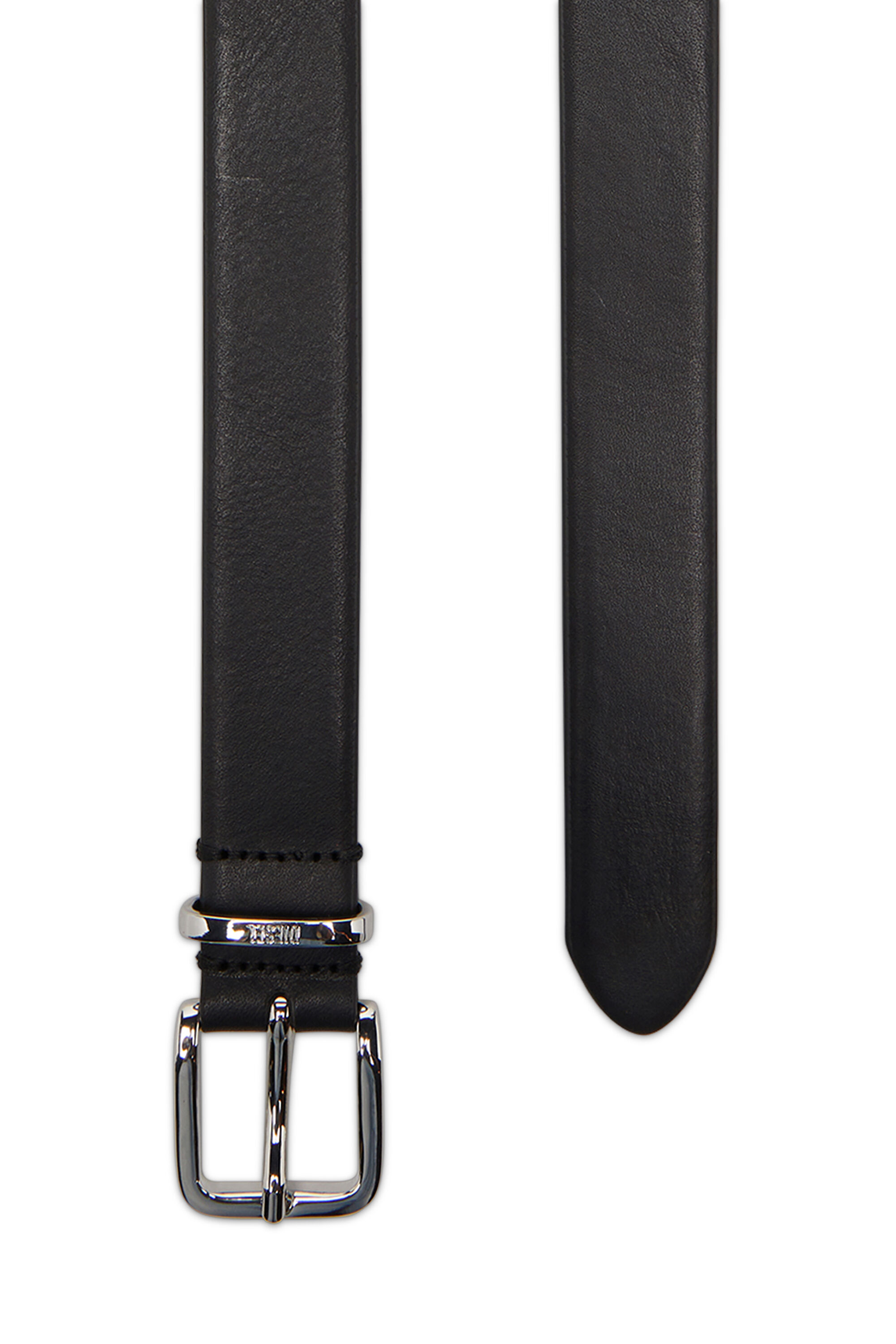 Diesel - B-BISCOTTO W KNOT 25, Woman's 2.5cm leather knot belt in Black - 2