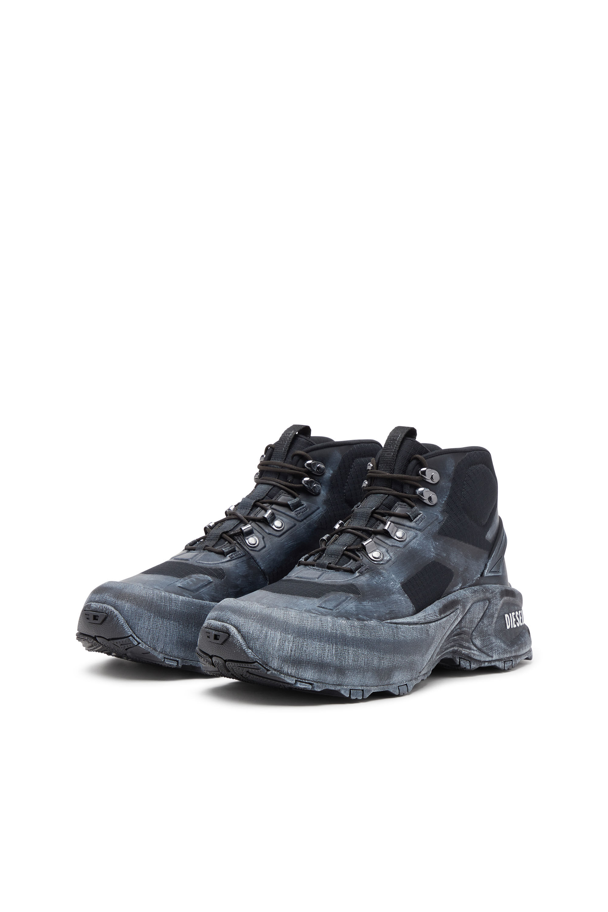 Diesel - D-CAGE HIKING, Man's D-Cage Hiking - Sneakers in Black - 9