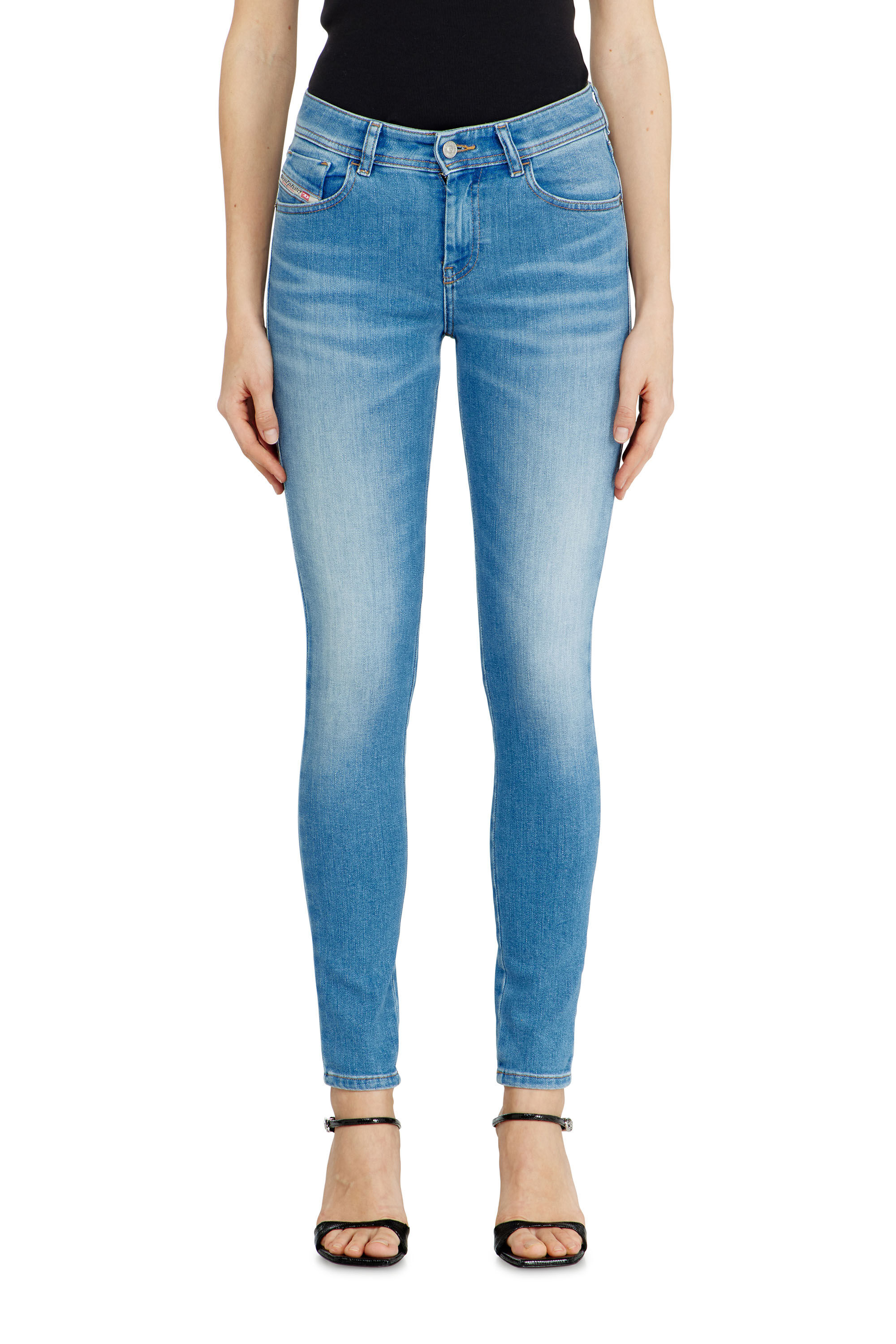 Diesel - Woman's Skinny Jeans 2017 Slandy 09L94, Light Blue - 4