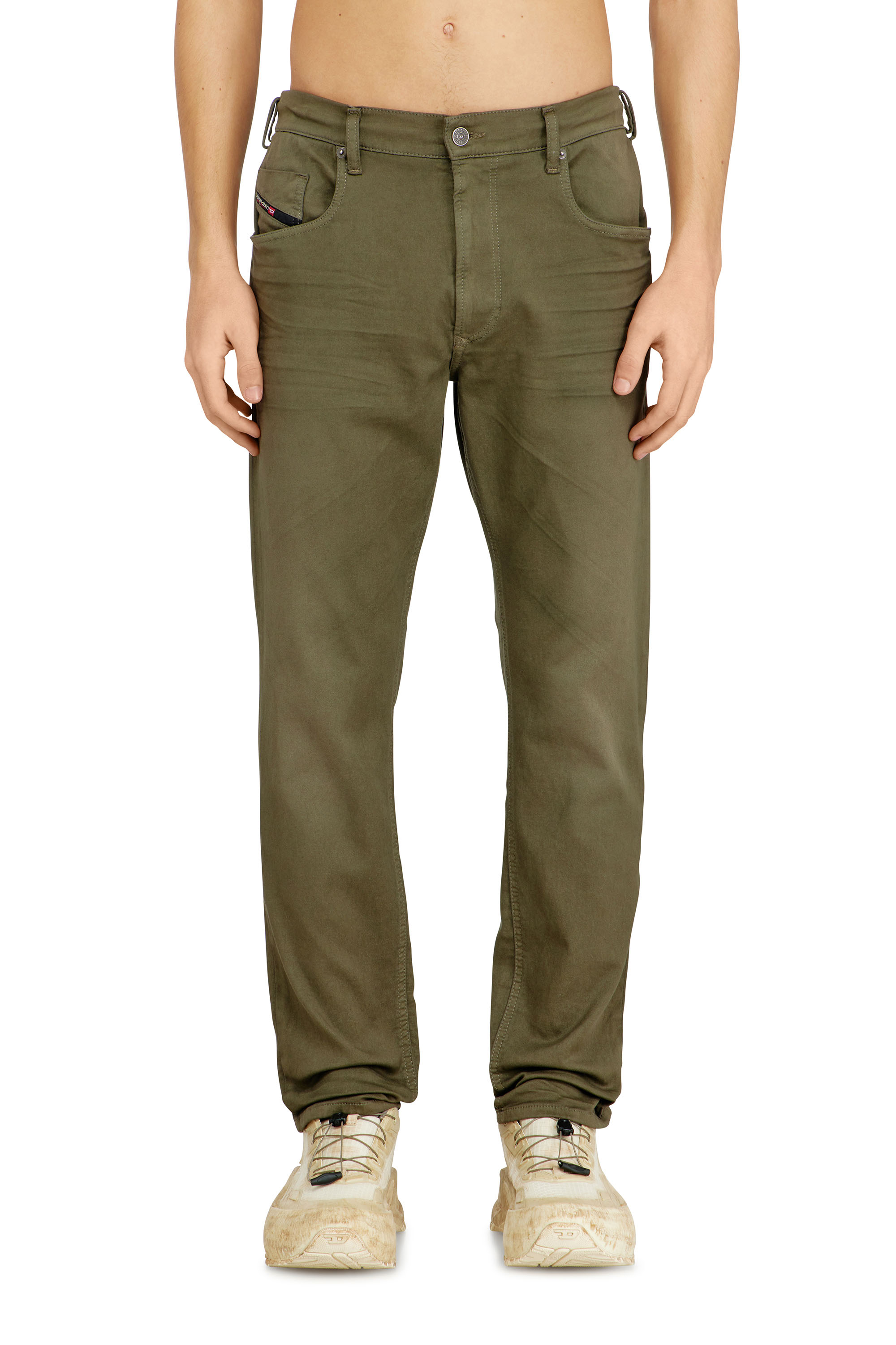 Diesel - Man's Regular 2032 D-Krooley-BW Joggjeans&reg; 0670M, Military Green - 2