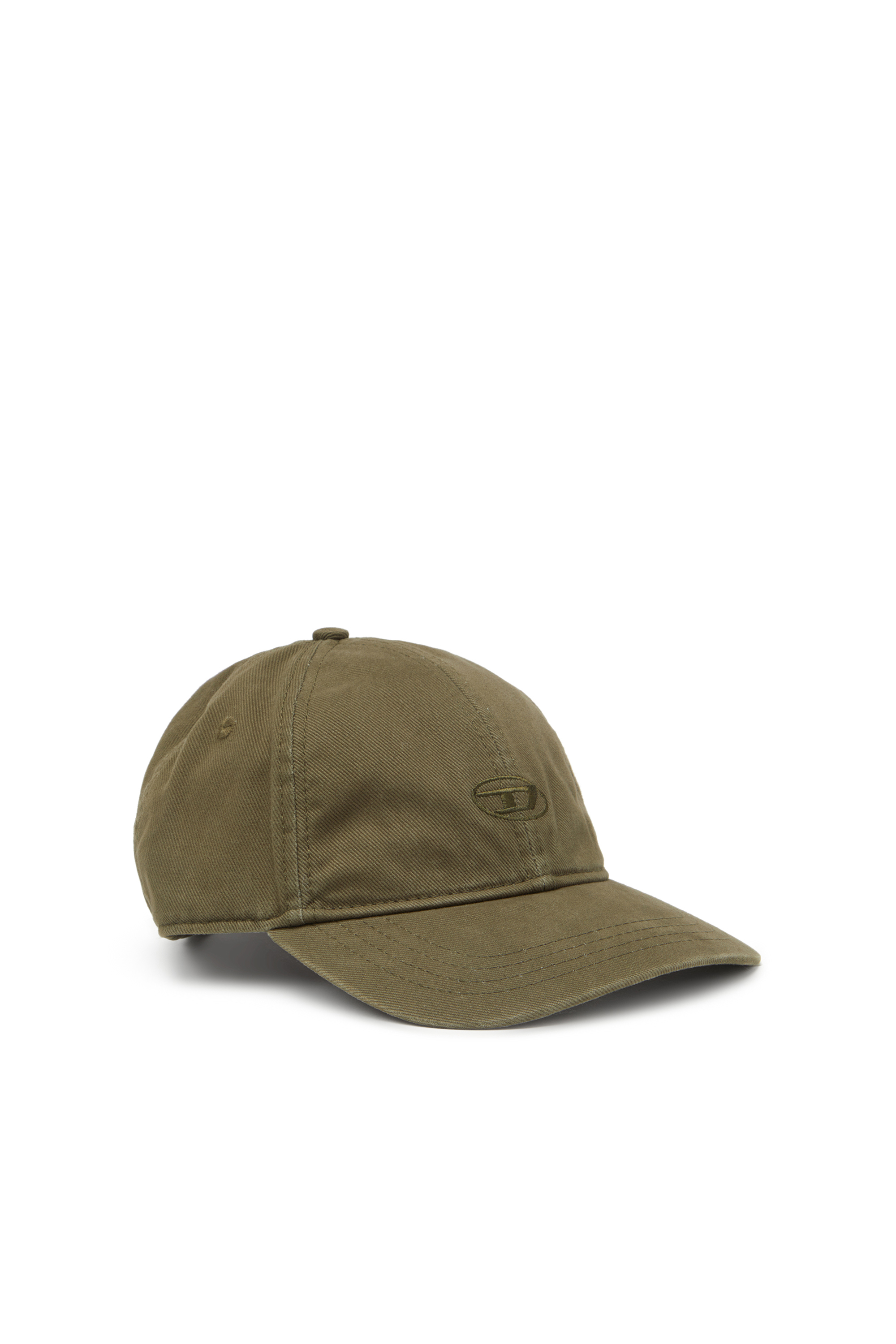 Diesel - Baseball cap in washed cotton twill - Caps - Man - Green
