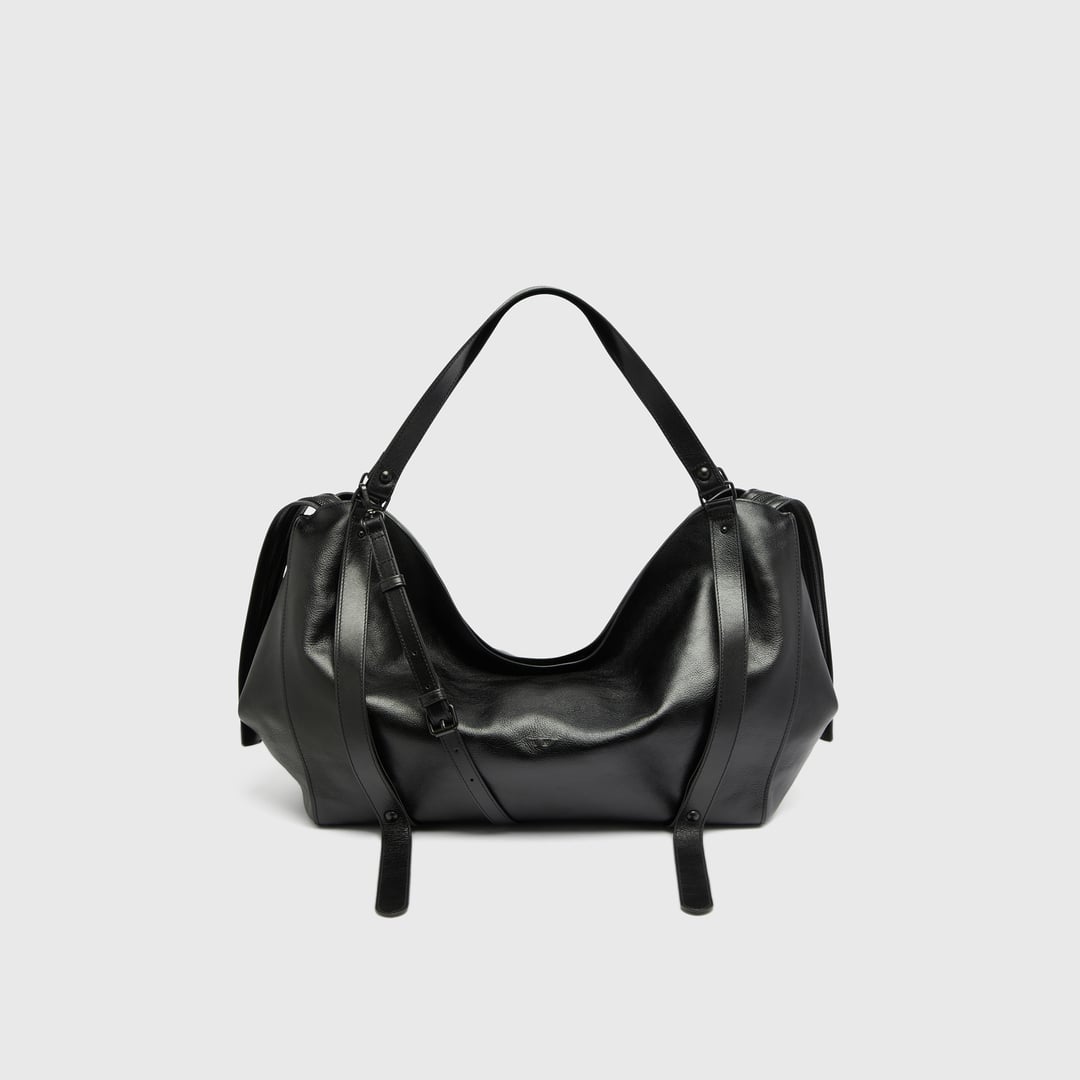 Diesel - D-One-Duffle bag in leather - Travel Bags - Unisex - Black
