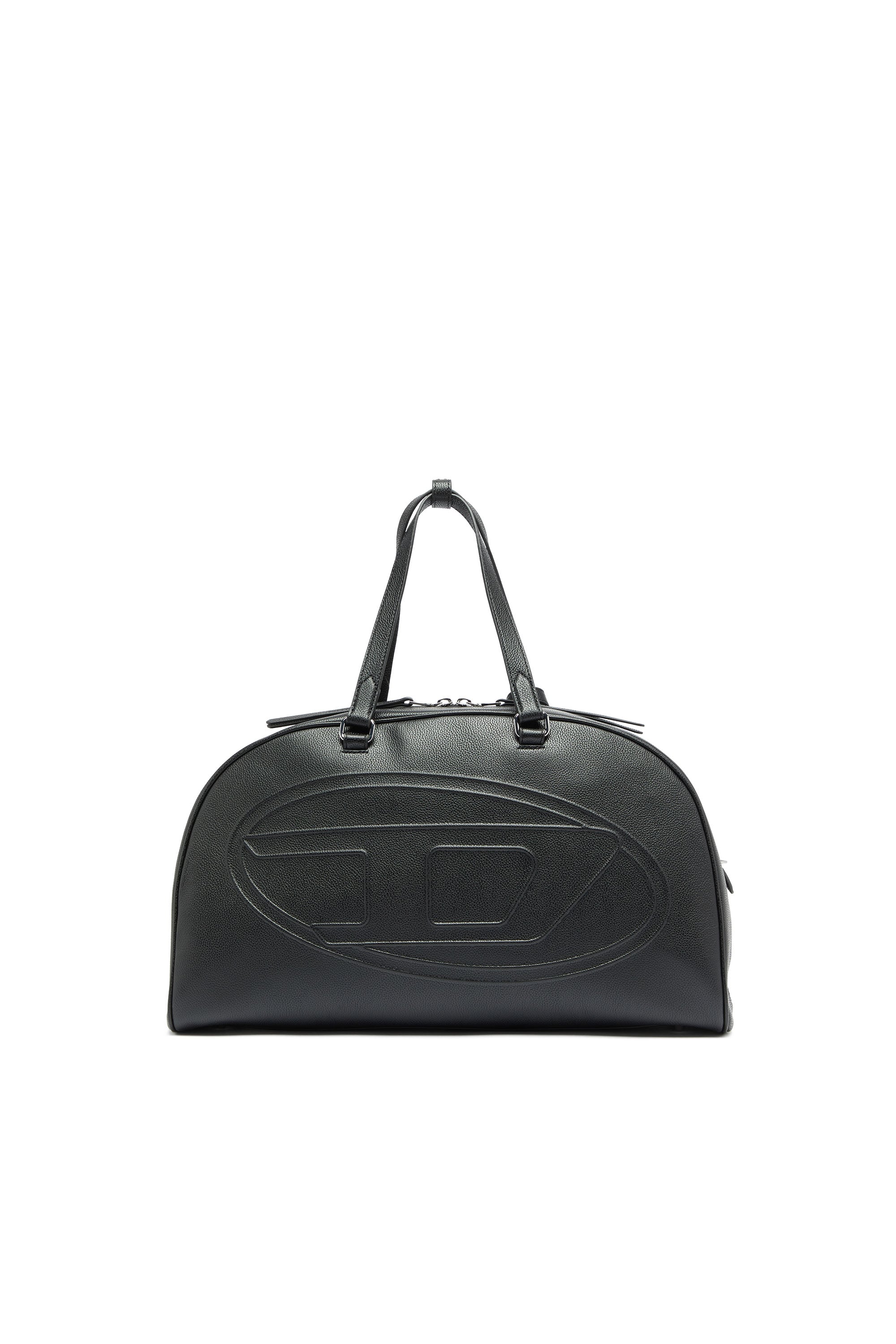 Diesel - 1DR Dome - Leather travel bag with Oval D logo - Travel Bags - Unisex - Black