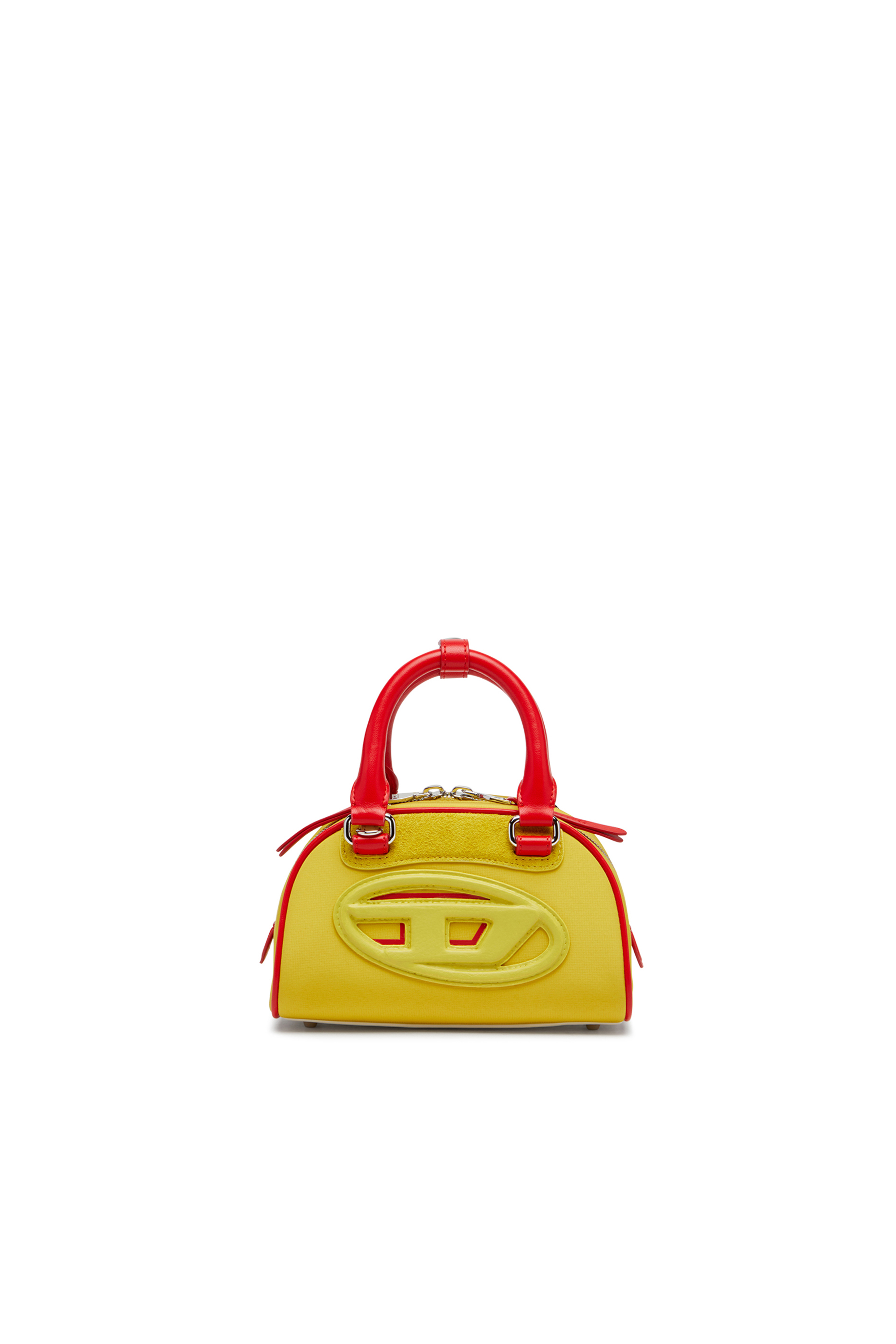Diesel Women's Yellow - 1Dr Dome-Colour-Block Mini Bowling Bag - Crossbody Bags - Woman Uni