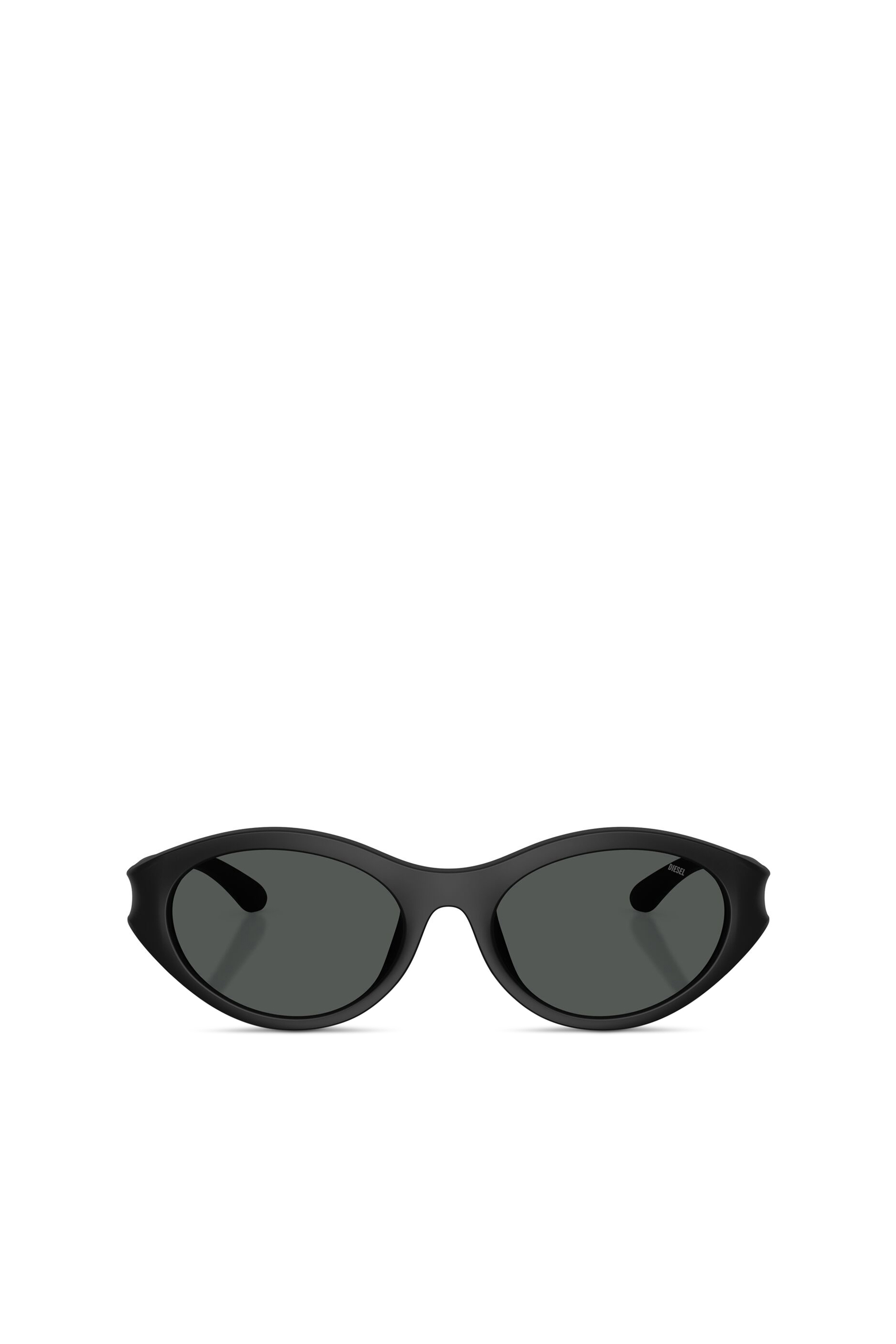 Diesel Unisex Black - Oval Sunglasses - Sunglasses Size 53