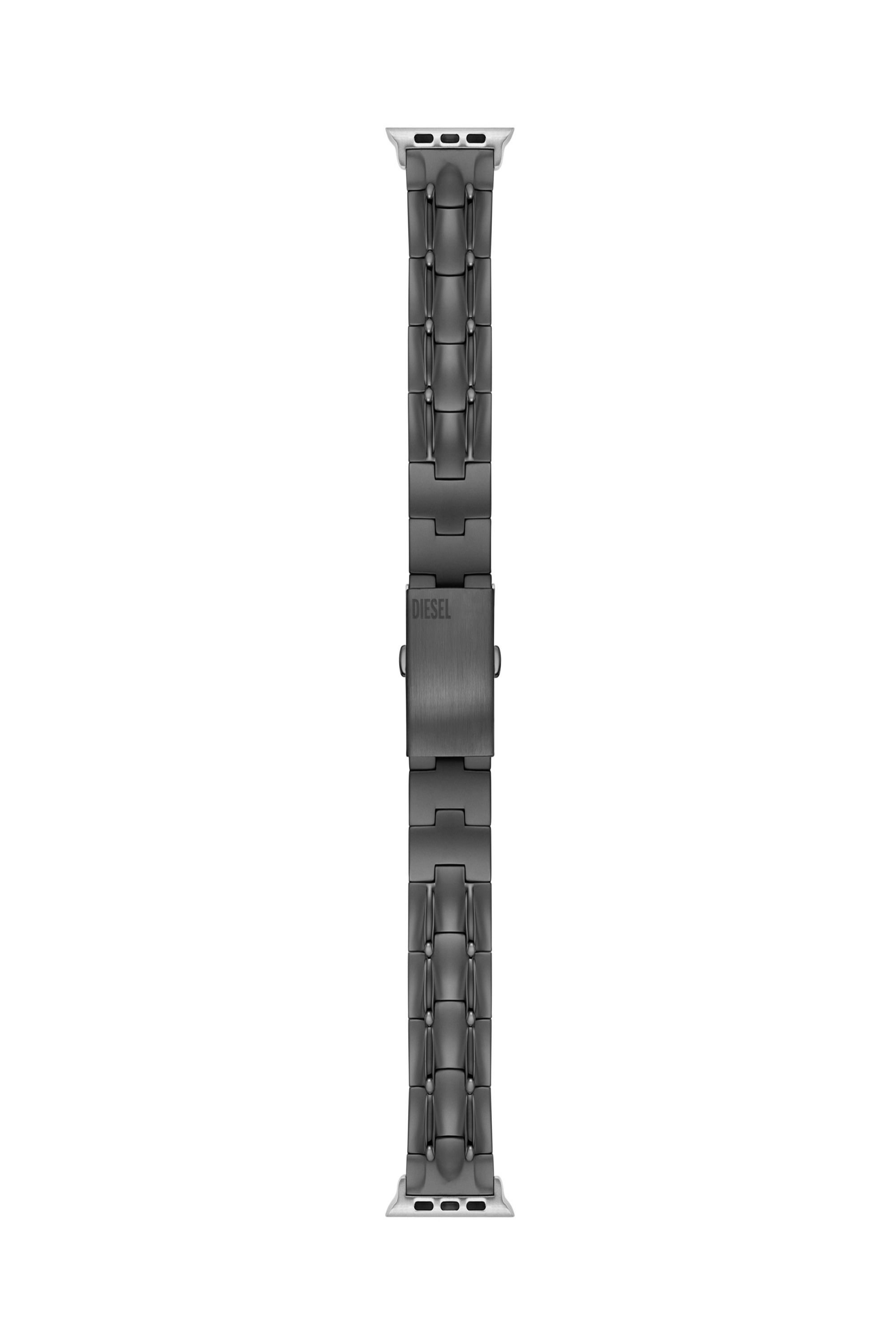 Diesel - Cinturino in acciaio inossidabile per Apple watch, 42/44/45mm - Accessori Smartwatches - Unisex - Grigio