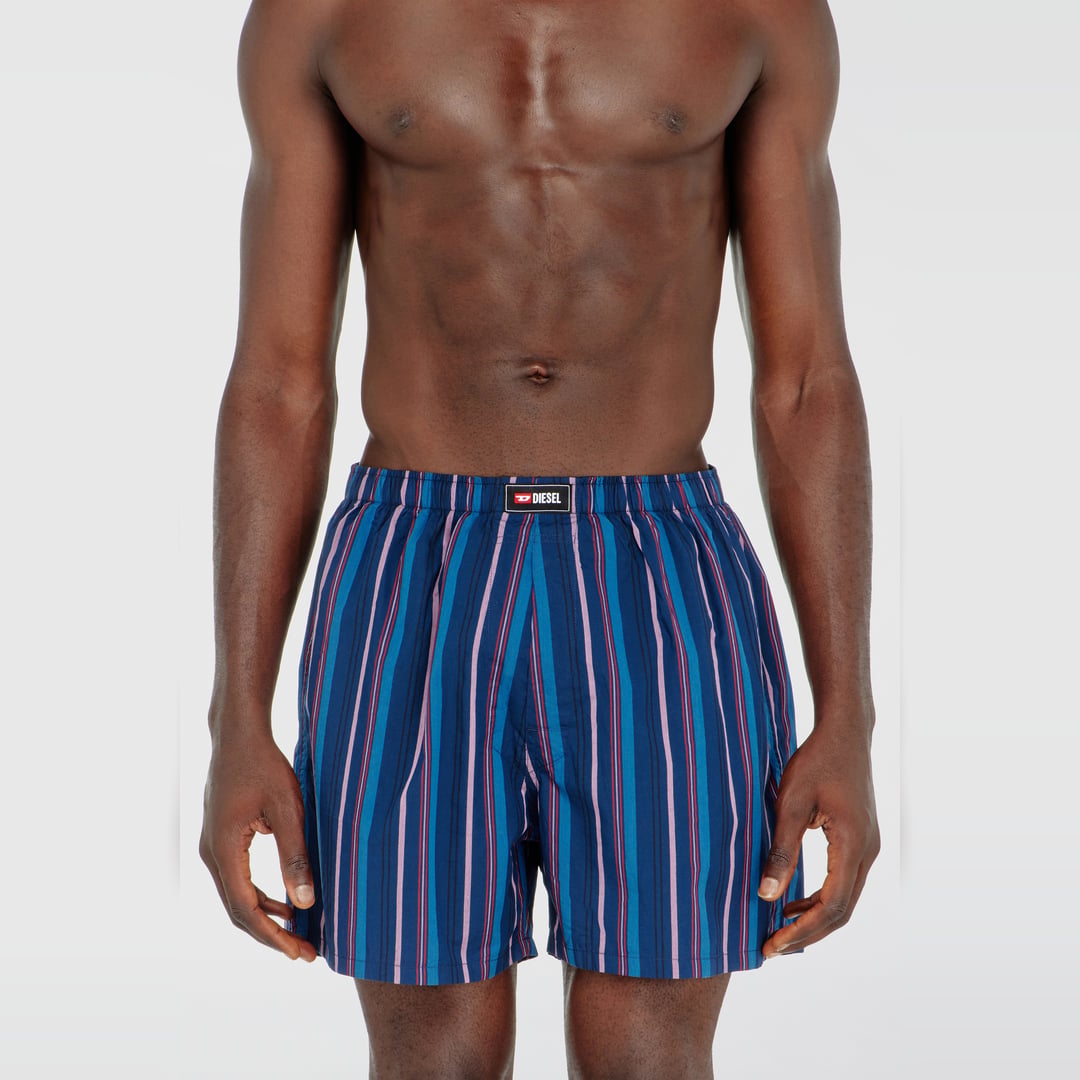 Diesel - 3-pack cotton boxers solid stripe floral - Boxer briefs - Man - Multicolor