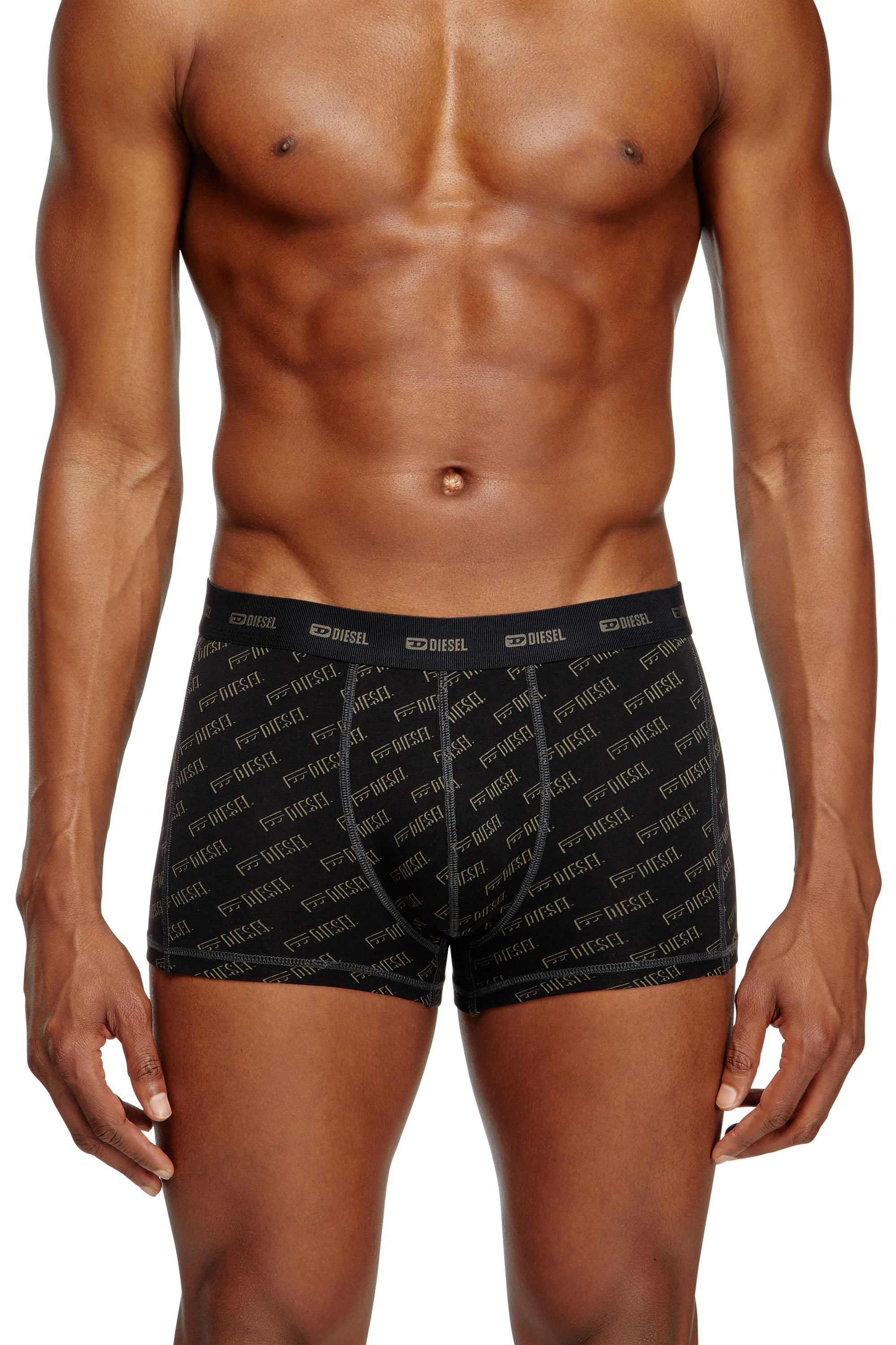 Diesel - 3-pack boxer briefs with stylised logo - Trunks - Man - Multicolor