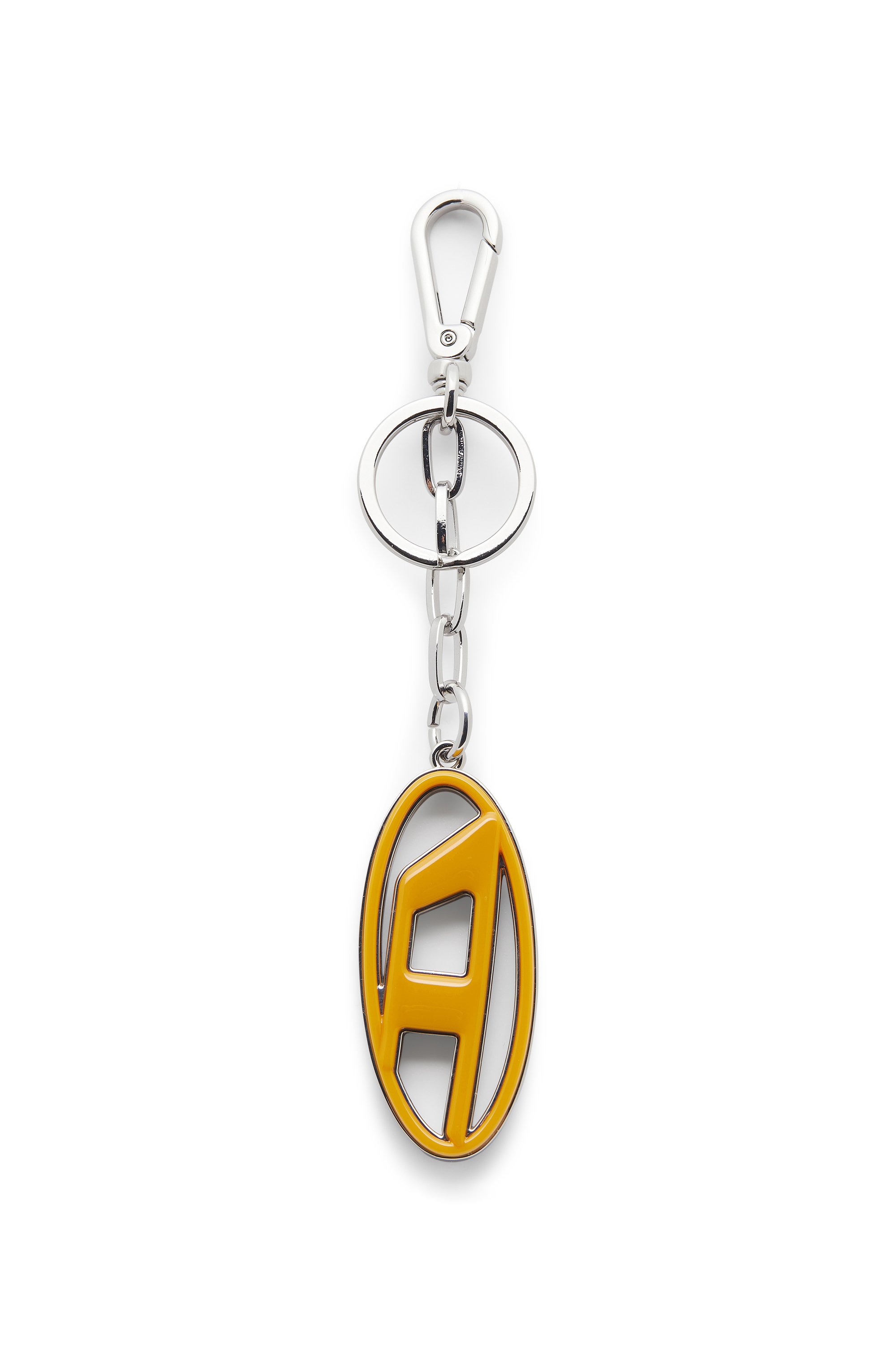 Diesel Men's Multicolor - Metal And Resin Oval D Keyring - Charms And Keyrings - Man Uni