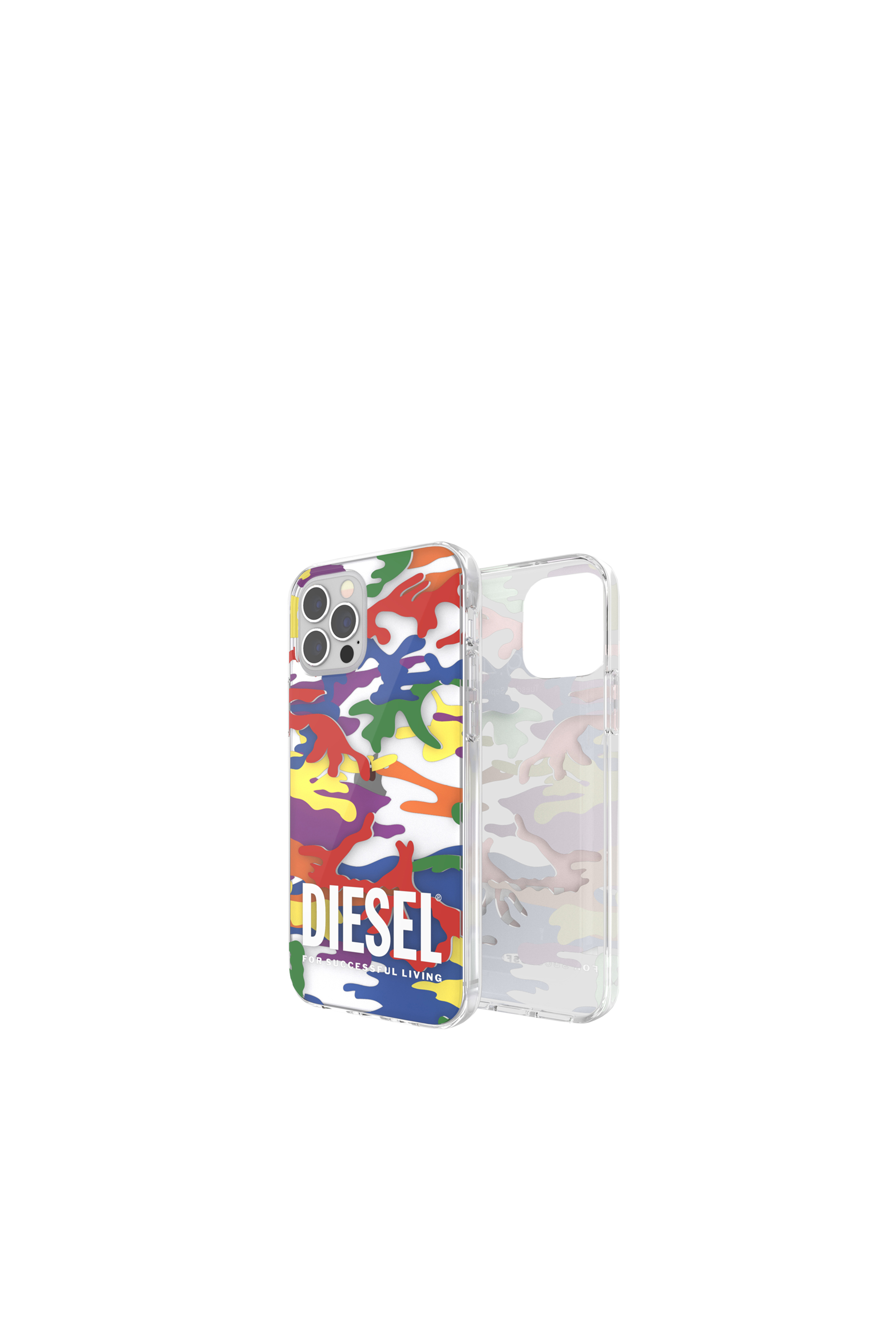 Diesel - Coque en TPU ultra-léger Pride for i Phone 12 / 12 Pro - Coques - Mixte - Polychrome