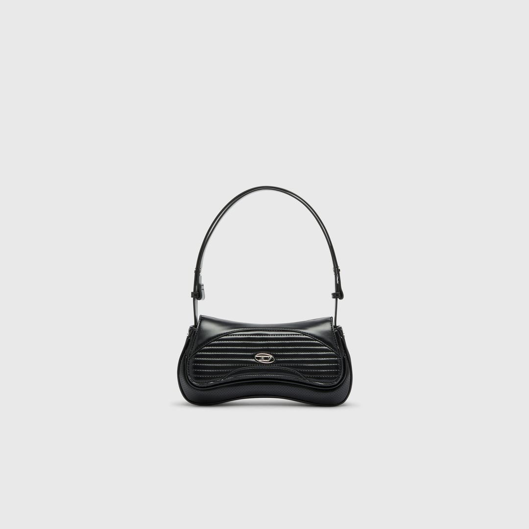 Diesel - Play - Clutch in perforated and quilted PU - Clutches - Woman - Black
