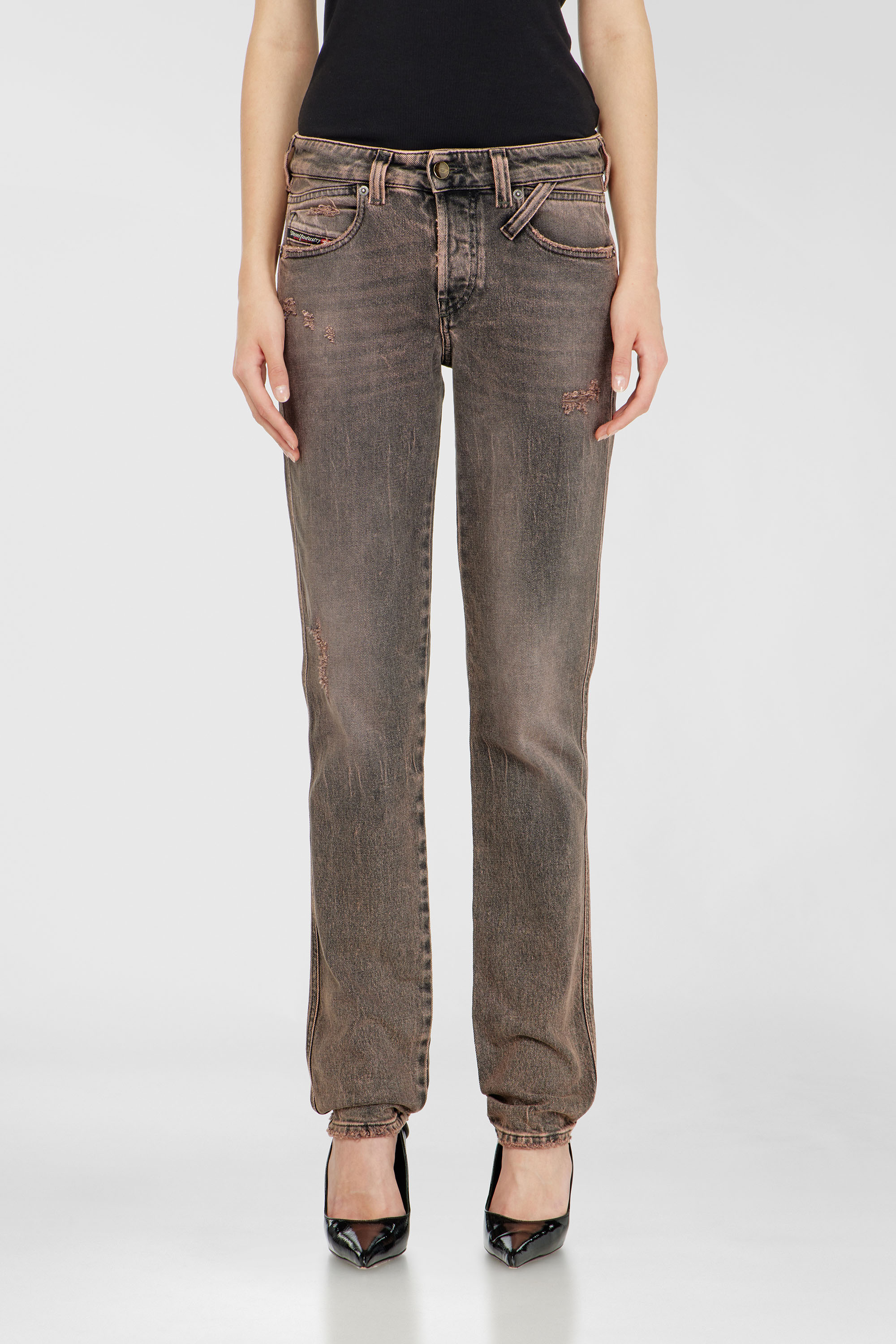Diesel Slim Jeans Low Waist 1992 D-Jiann, Colored, Button fly