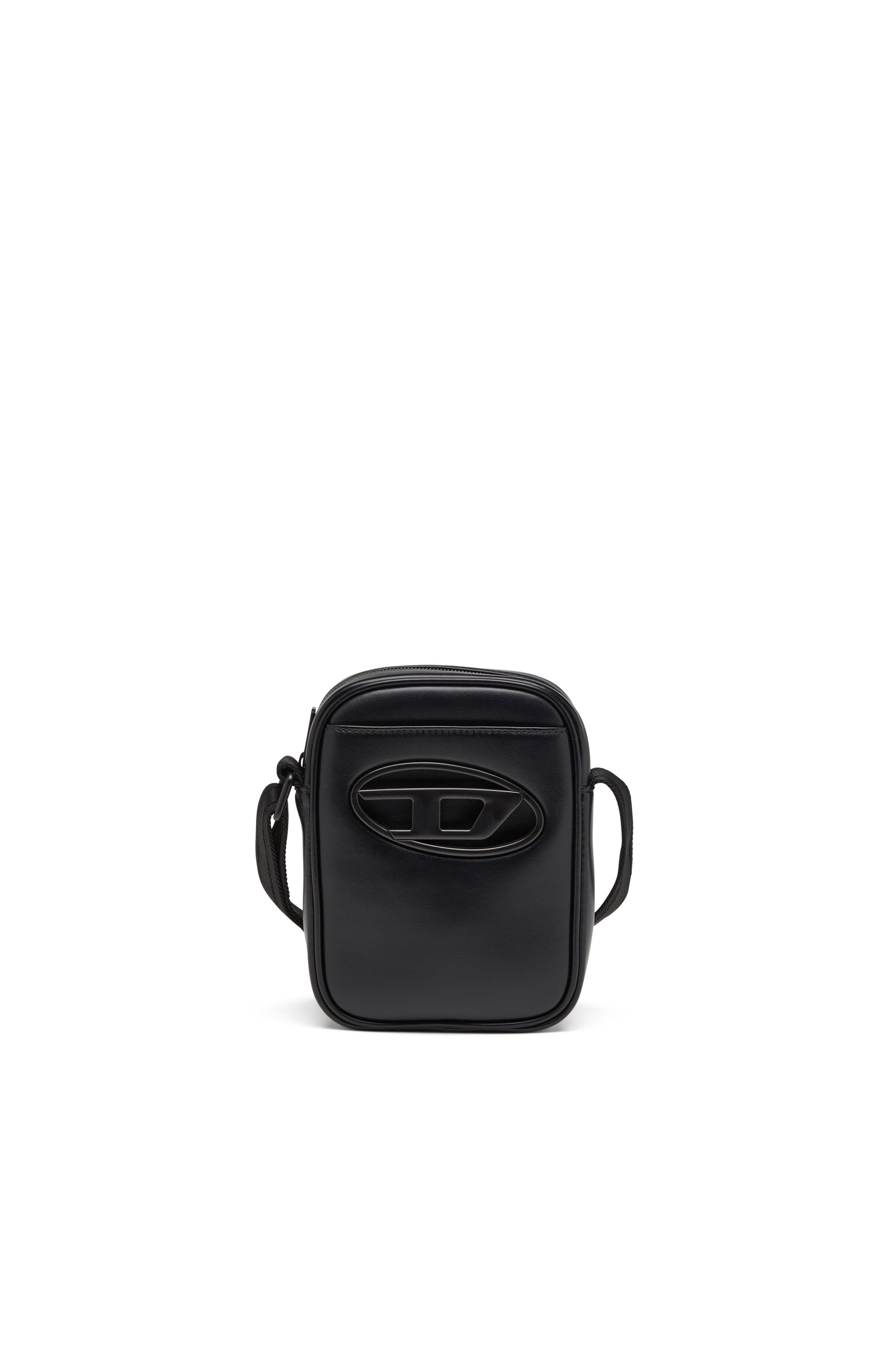 Diesel - Holi-D-Crossbody bag in PU and neoprene - Crossbody Bags - Man - Black