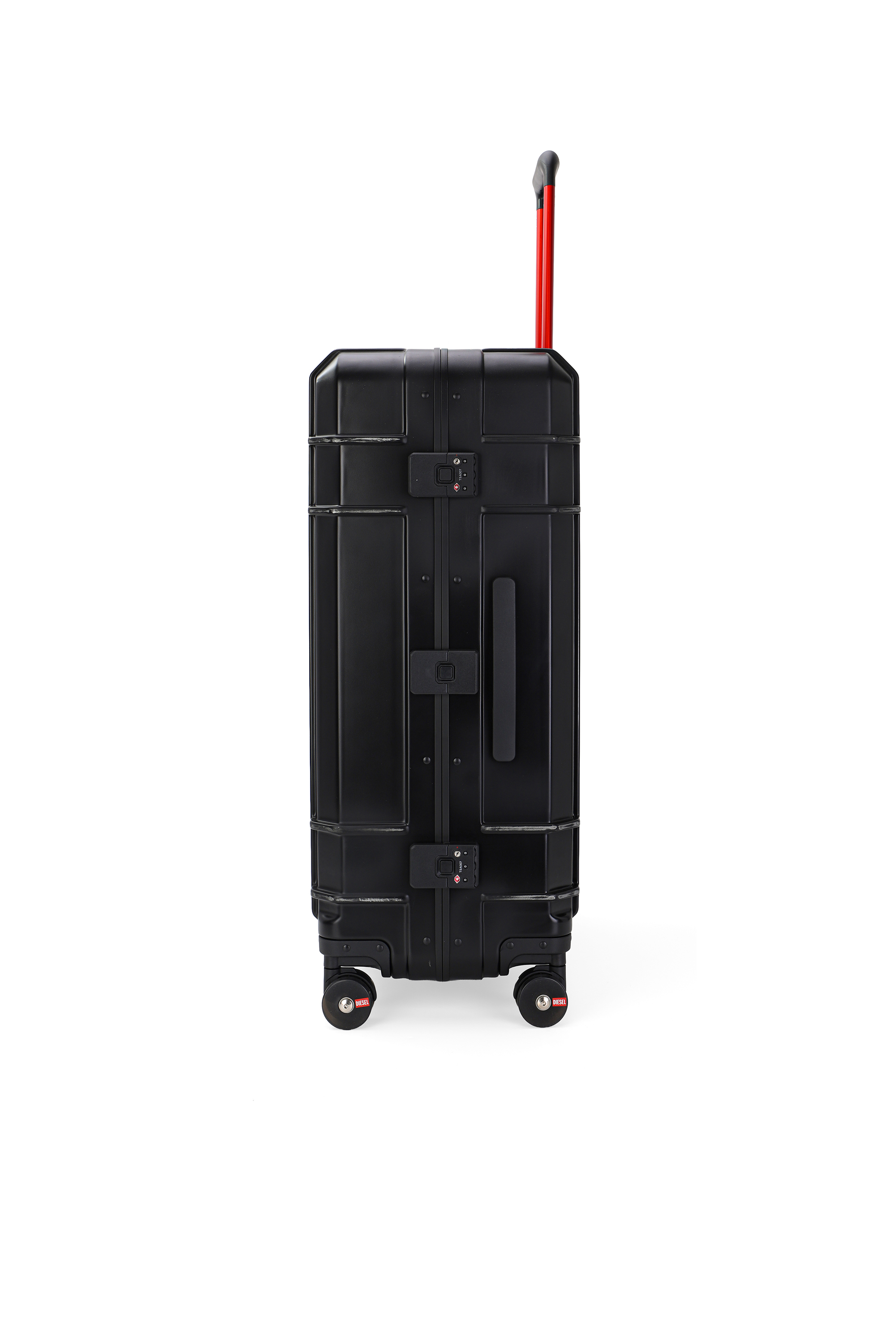 Diesel - DIESEL PC STRONG IMAGE TROLLEY- DSL003, Unisex's Rugged suitcase size L in Black - 5