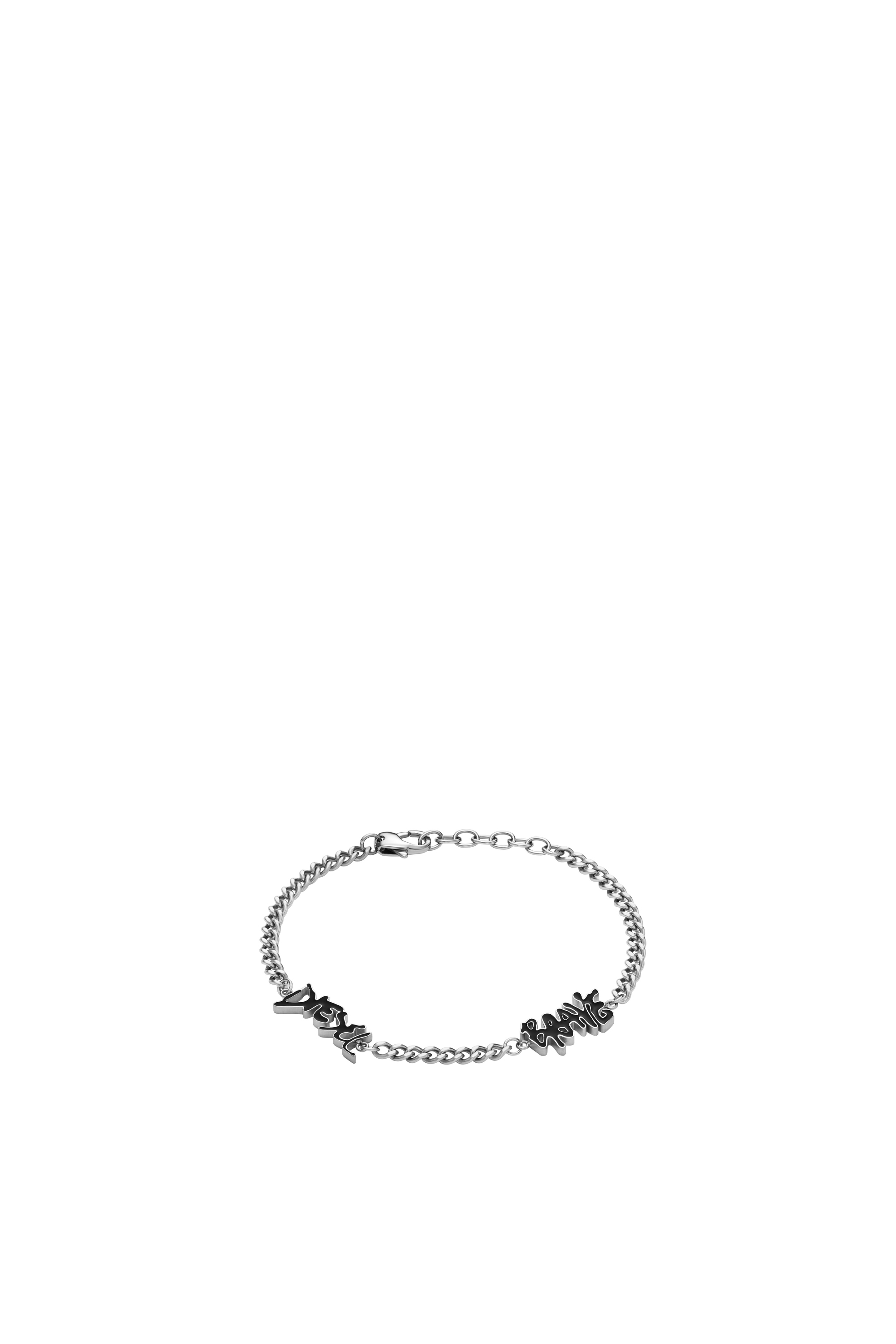 Diesel - Stainless steel chain bracelet - Bracelets - Unisex - Silver