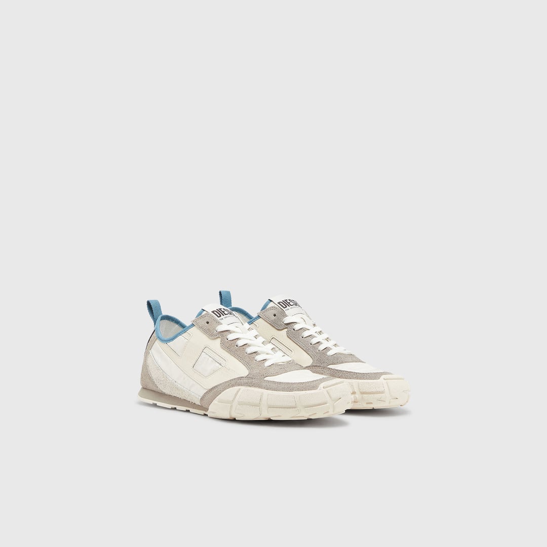 Diesel - S-Pagodha - Sneakers in leather and nylon with foam tongue - Sneakers - Woman - Multicolor