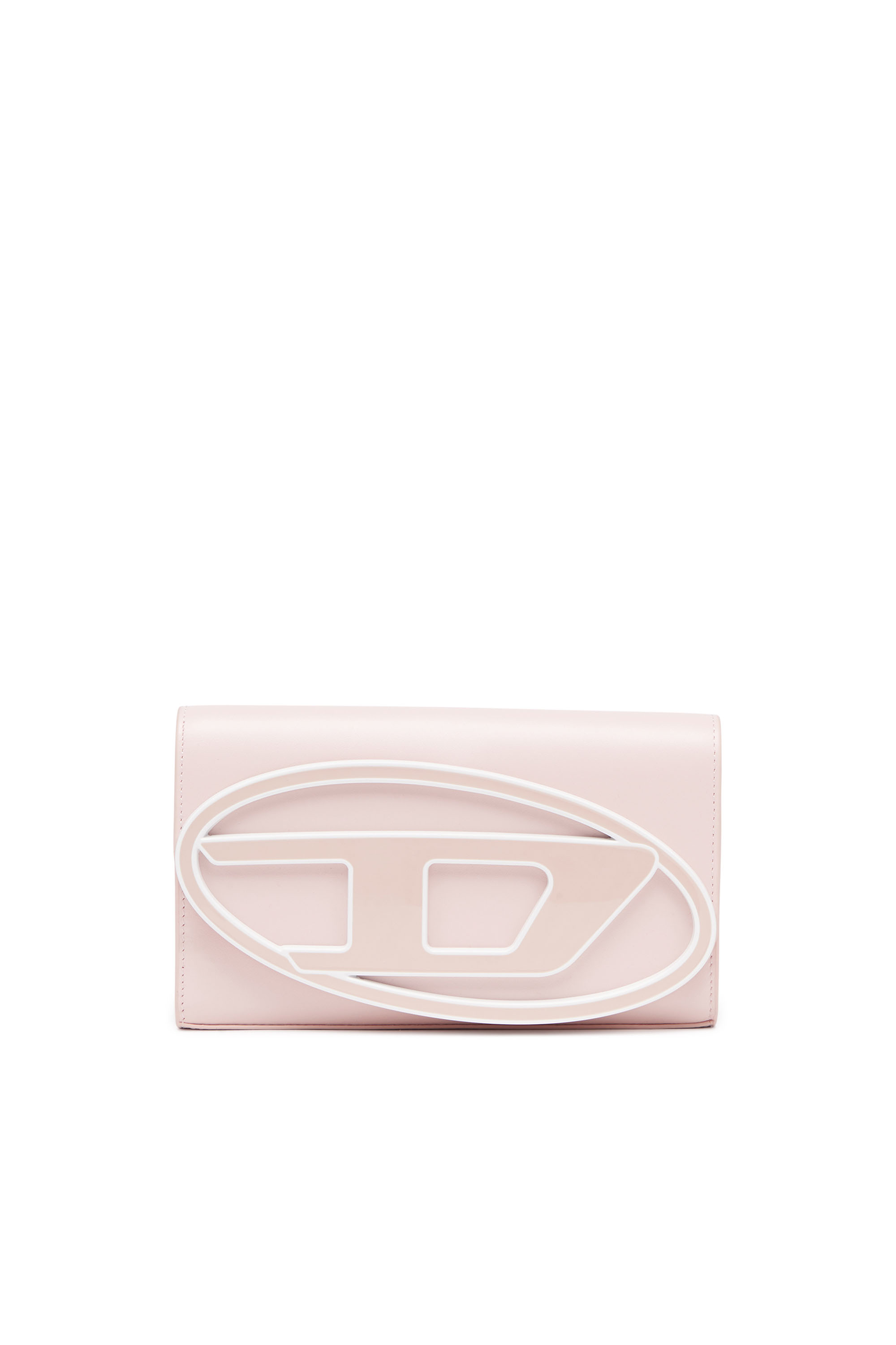 Diesel - Portemonnaie-Tasche aus pastellfarbenem Leder - Schmuck und Gadgets - Damen - Rosa
