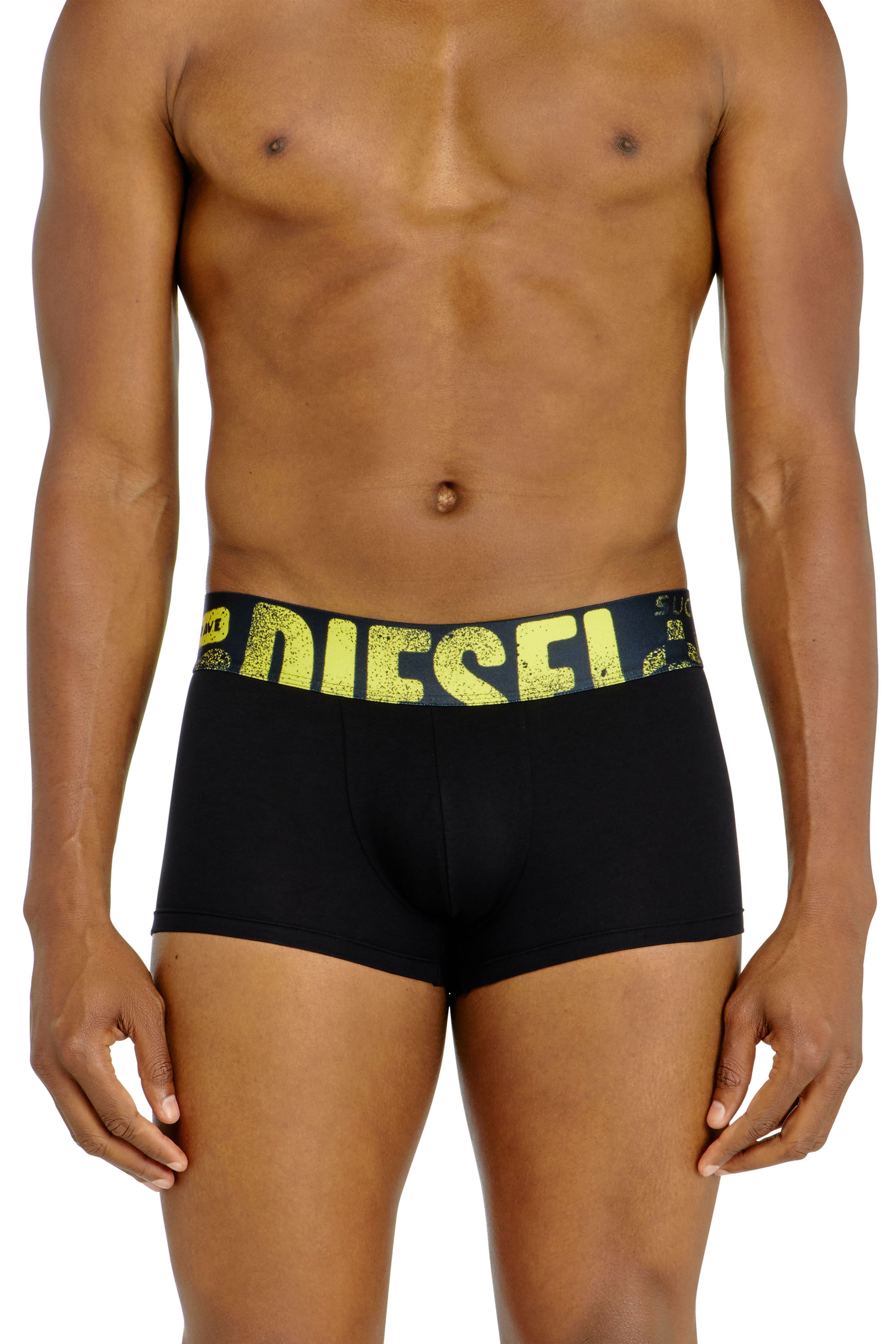 Diesel Herr Multicolor - Three-Pack Of Trunks With Multicoloured Logo - Trunks - Man Små