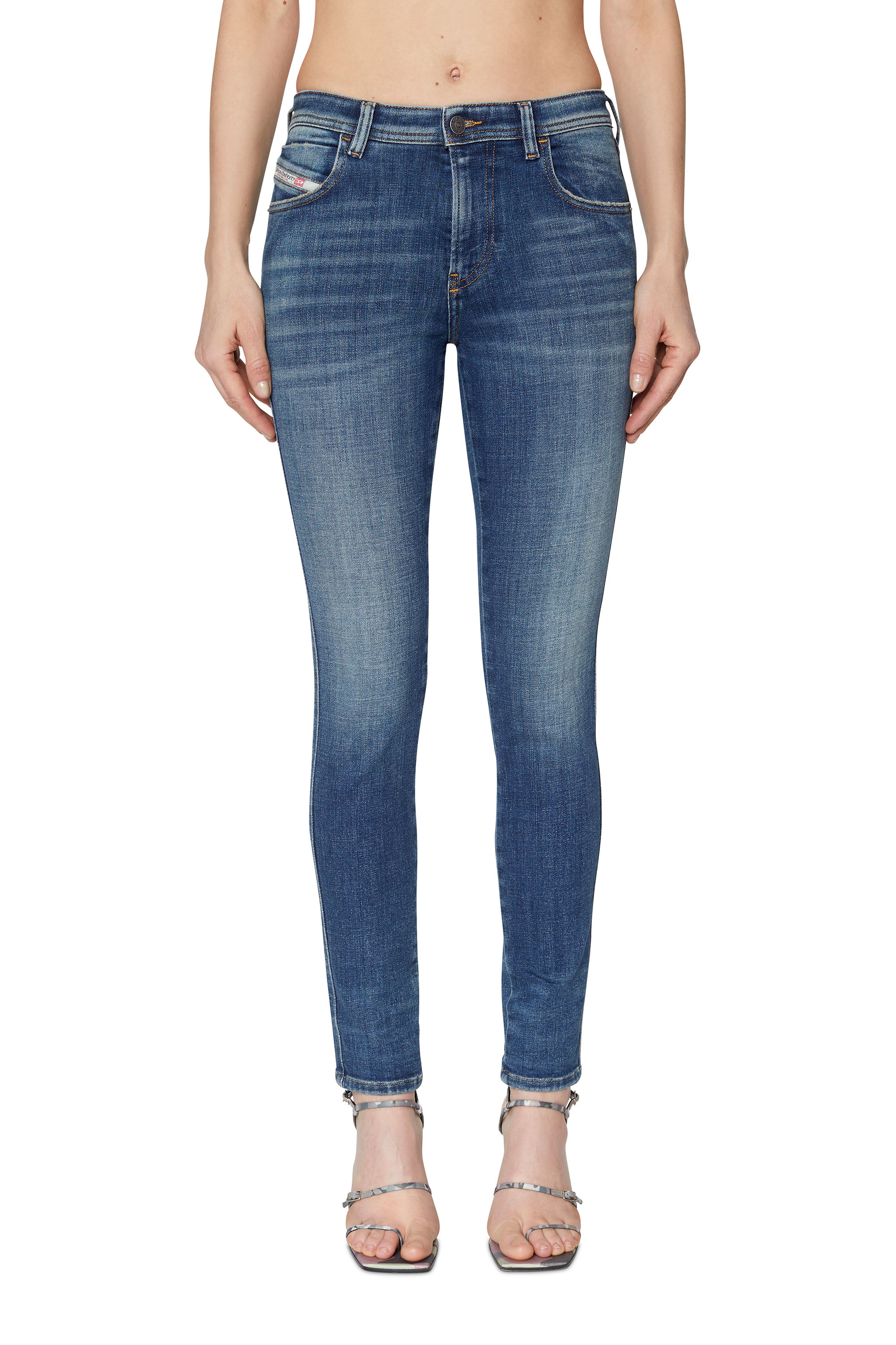 Diesel Skinny Jeans In Blue