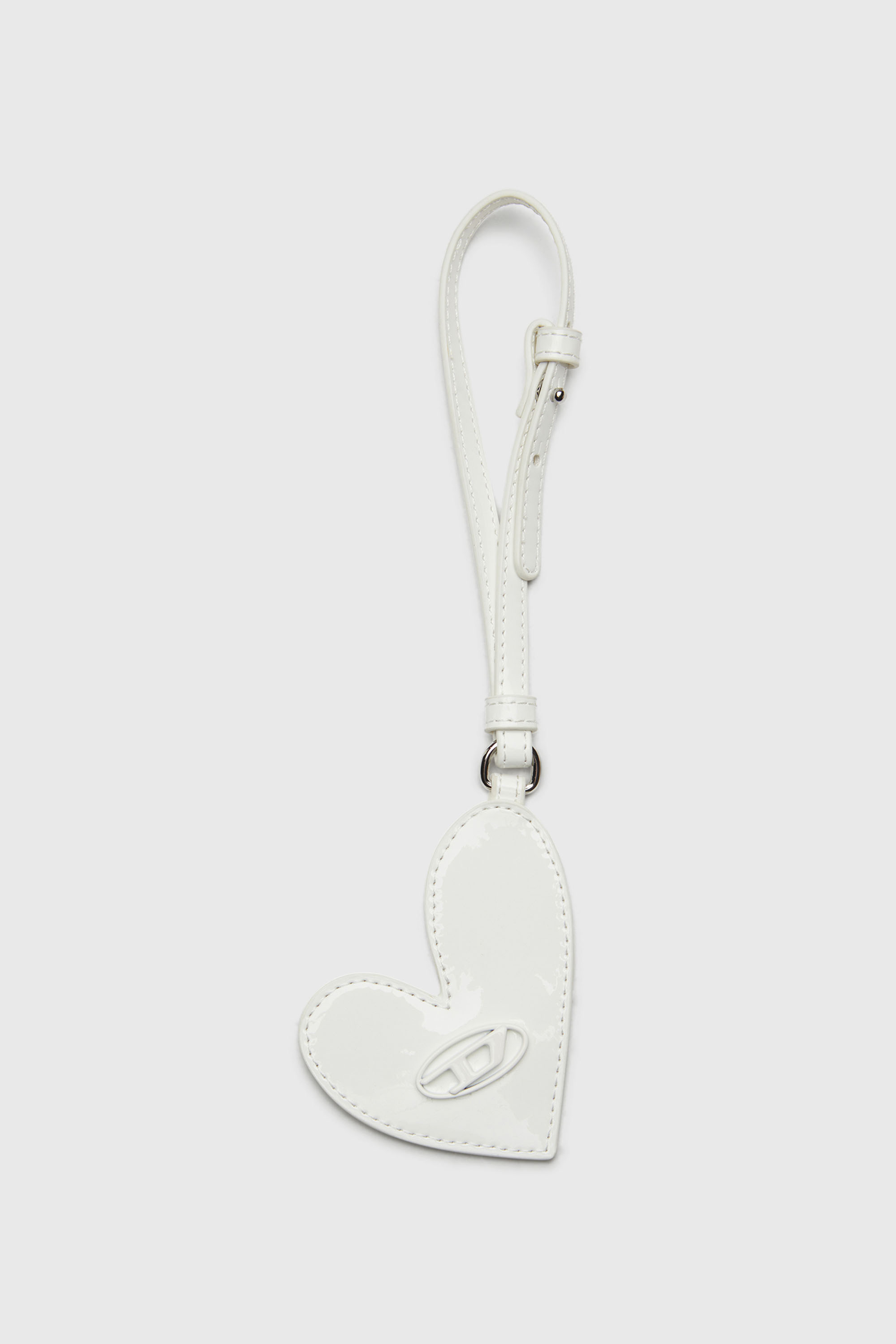 Diesel - Mirror charm with glossy finish - Charms and Keyrings - Woman - White
